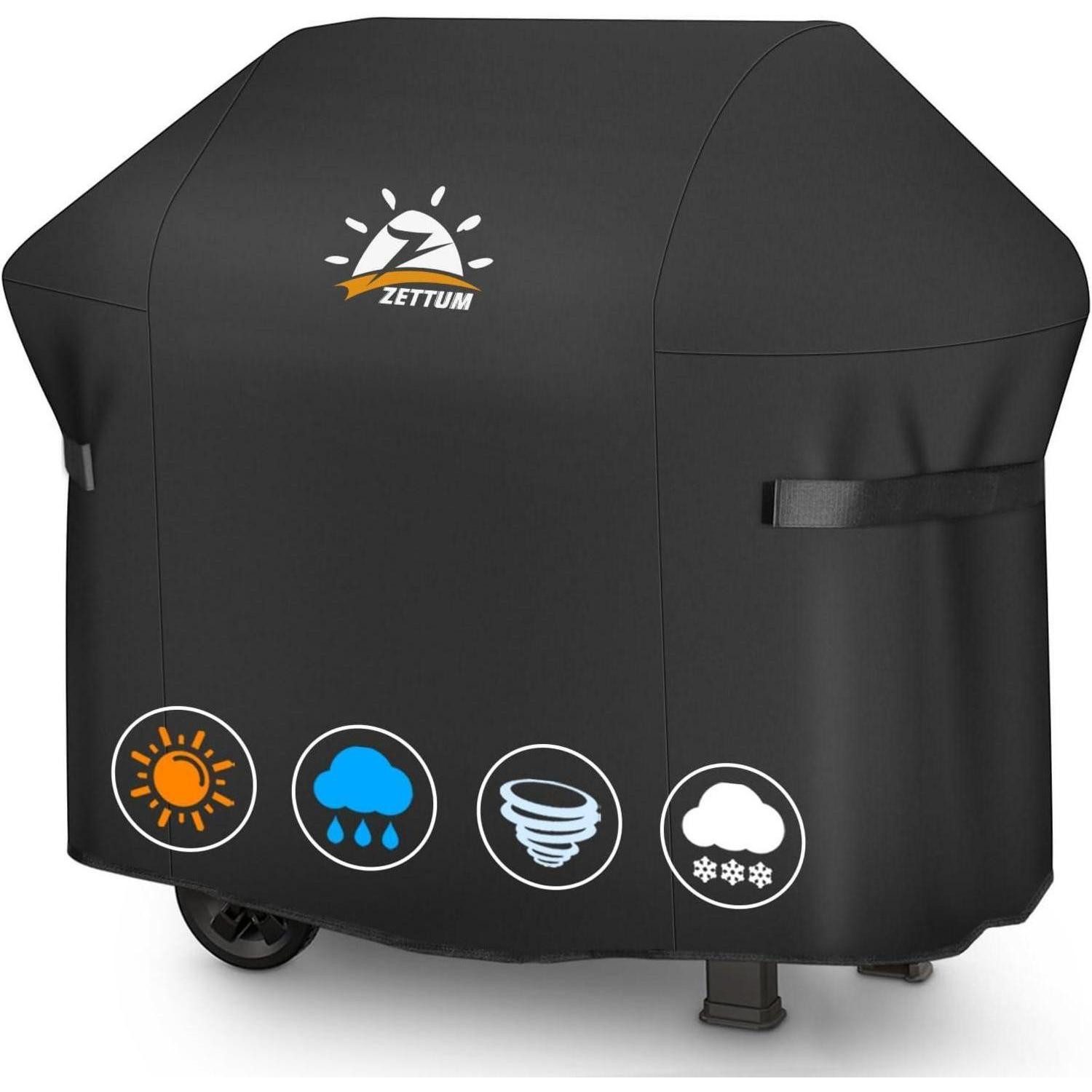 LuxusKollektion Grill-Schutzhülle Grillabdeckung 132 cm Weber Spirit 300 Heavy Duty wasserdicht PU