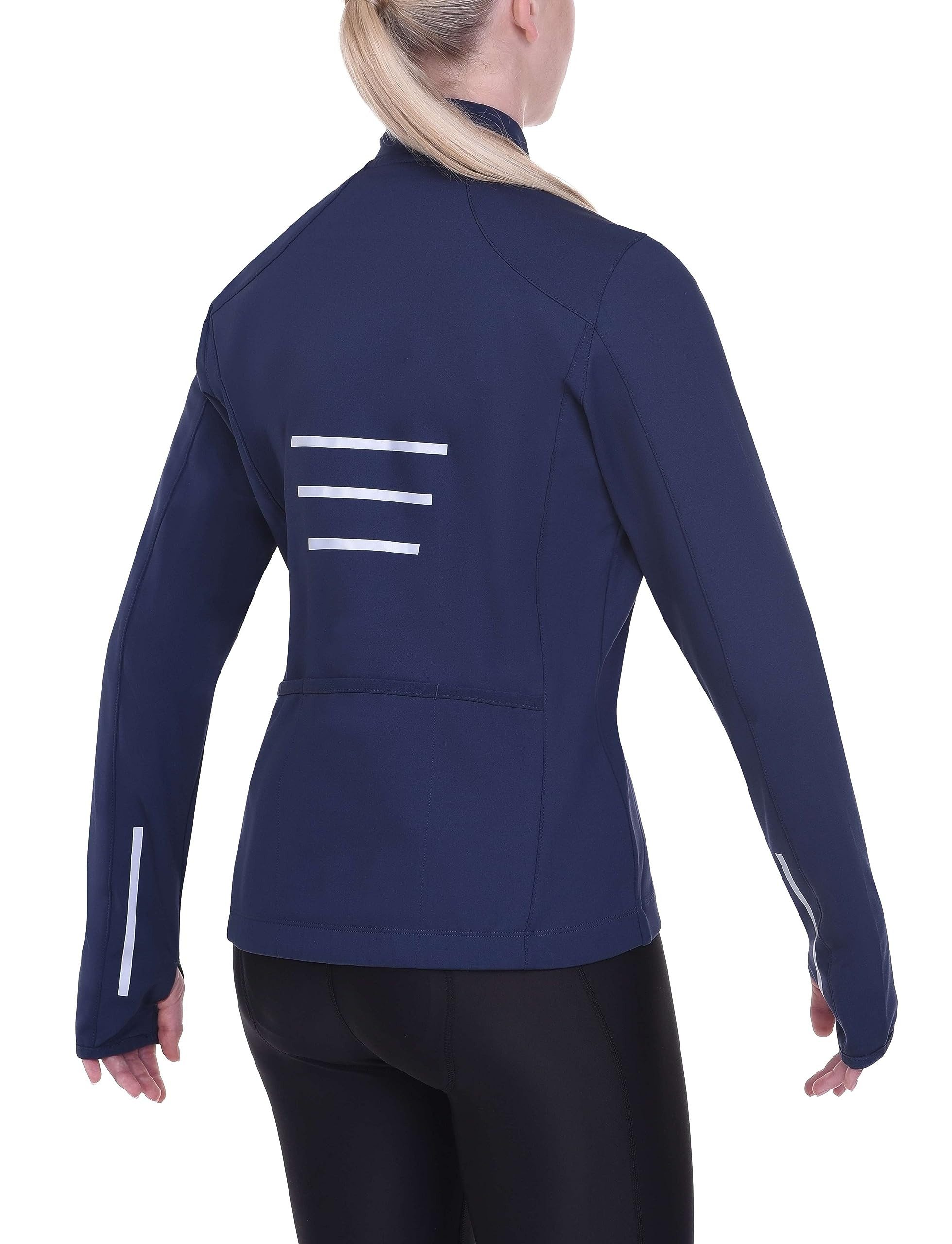TCA Fahrradjacke Damen Thermische Radlaufjacke: Reflektierende günstig online kaufen