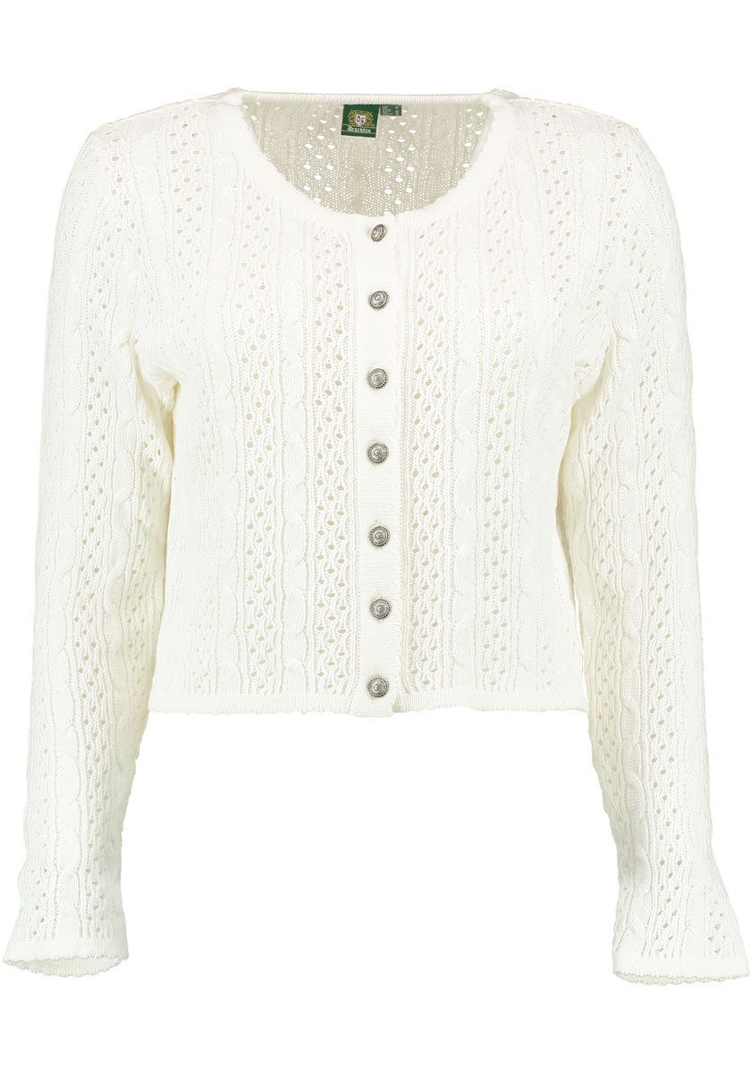 OS Trachten Strickjacke Gnoyor Trachtenjacke mit Zopfmuster günstig online kaufen