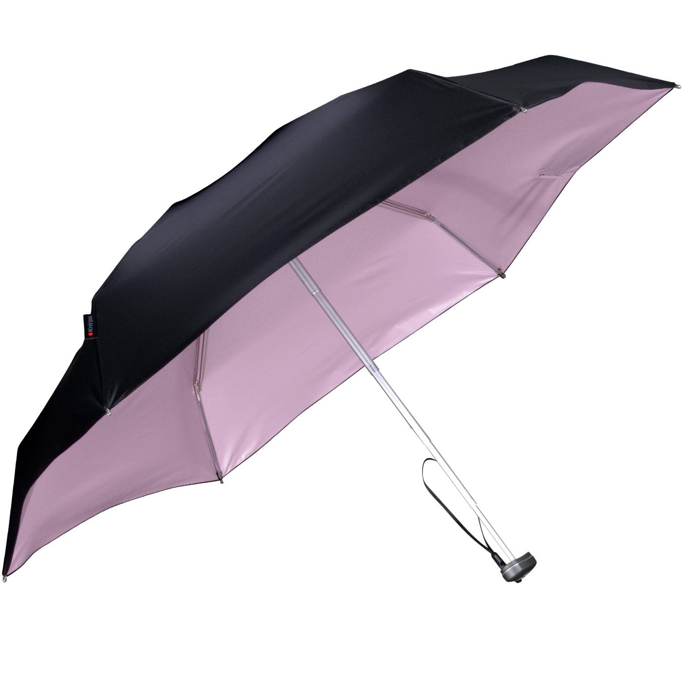 Knirps® Taschenregenschirm Mini-Schirm Travel klein leicht kompakt, UV-Schutz, mit Hitze-Schutz unter dem Schirmdach