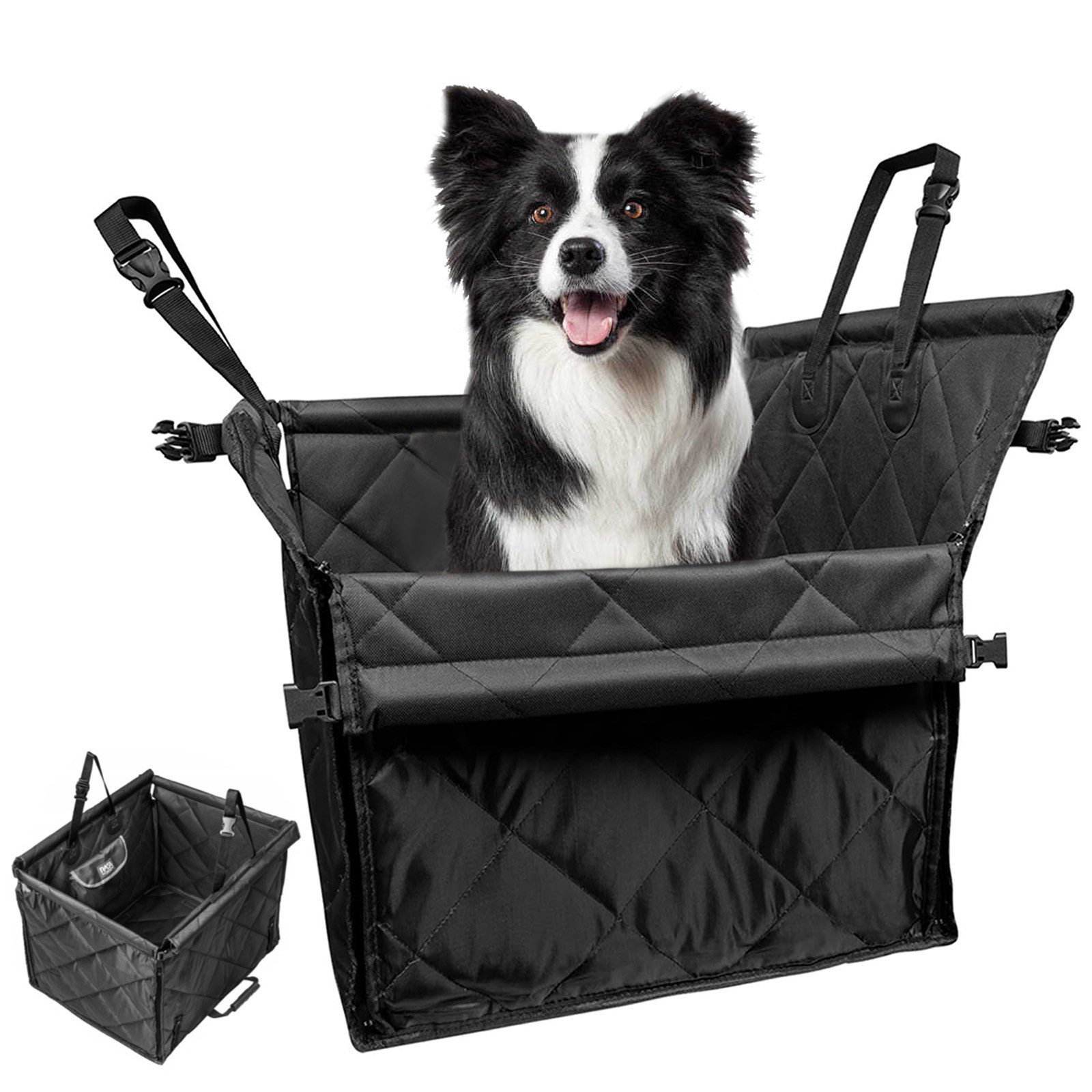 MODFU Hunde-Autositz Hundesitz Haustierautositz Tierdecke tragbar Hundekorb günstig online kaufen