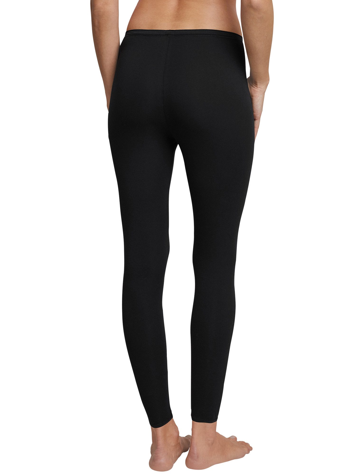 Schiesser Leggings Luxury (2-tlg) Blickdicht thermo-Leggins lange