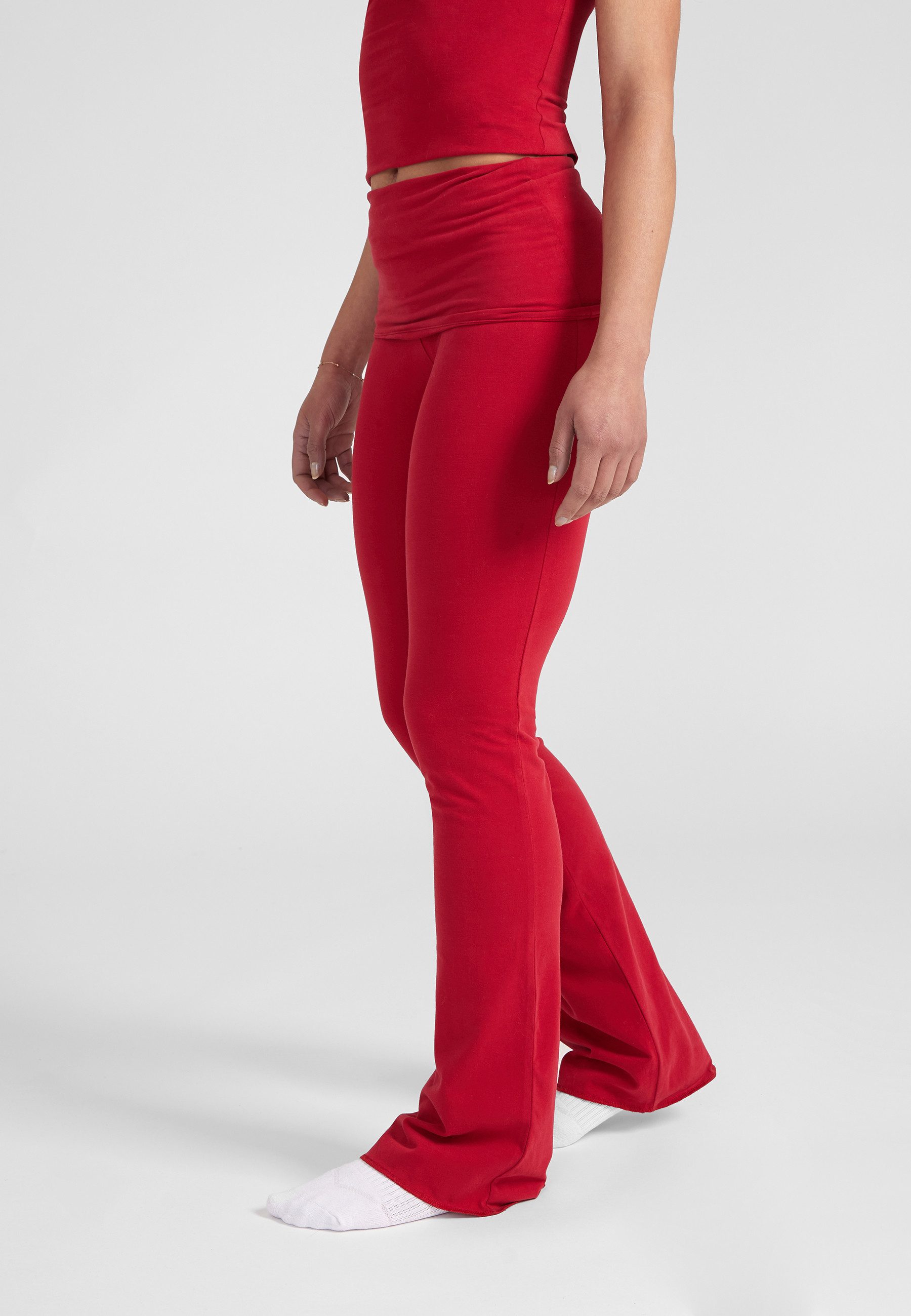 Style Republic Yogahose Freizeithose mit Foldover-Bund günstig online kaufen