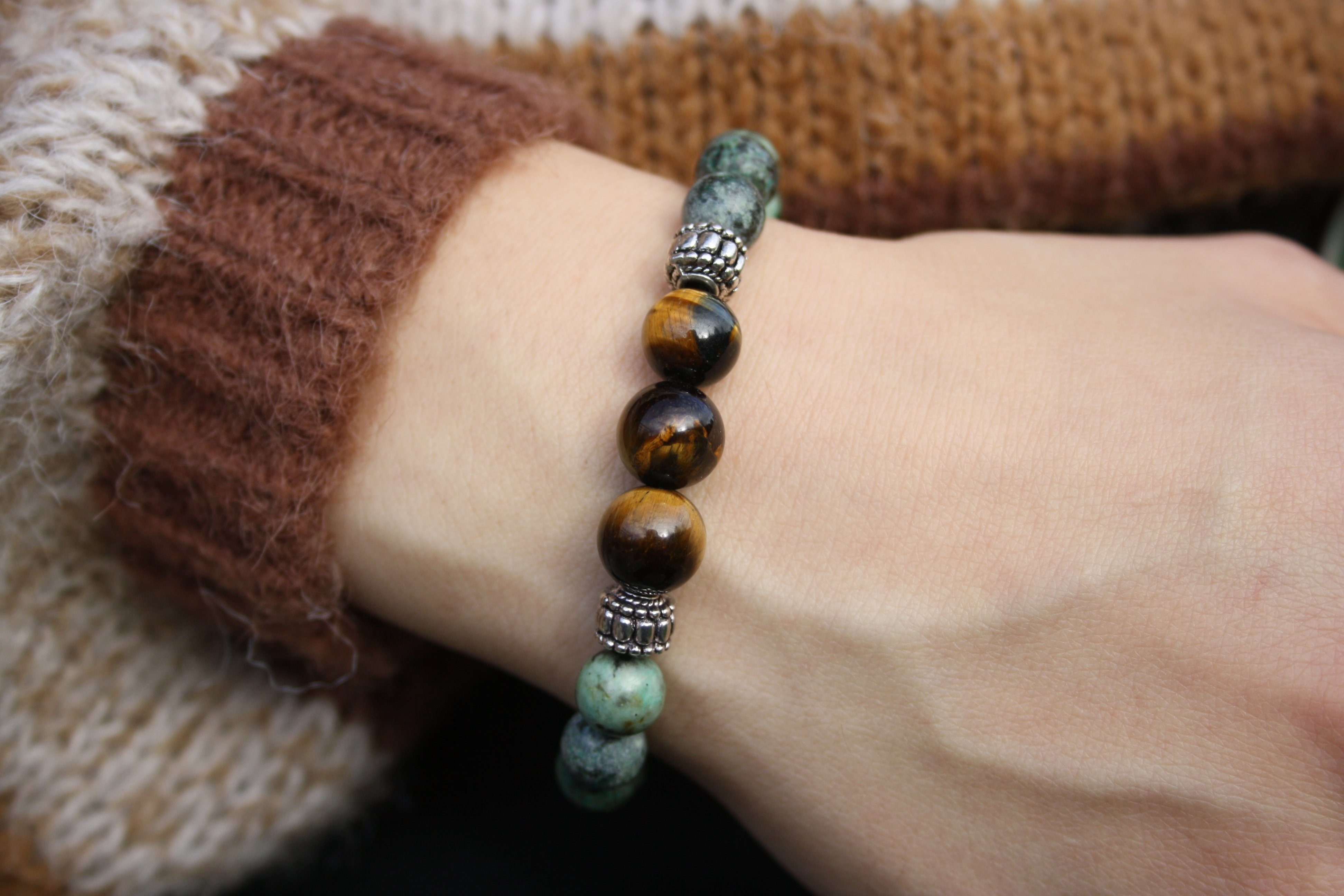 Armband Naturstein Perlenarmband