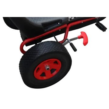 DOTMALL Go-Kart Kinderfahrzeug mit verstellbarem Sitz, bis 30kg, (4-8 Jahre)