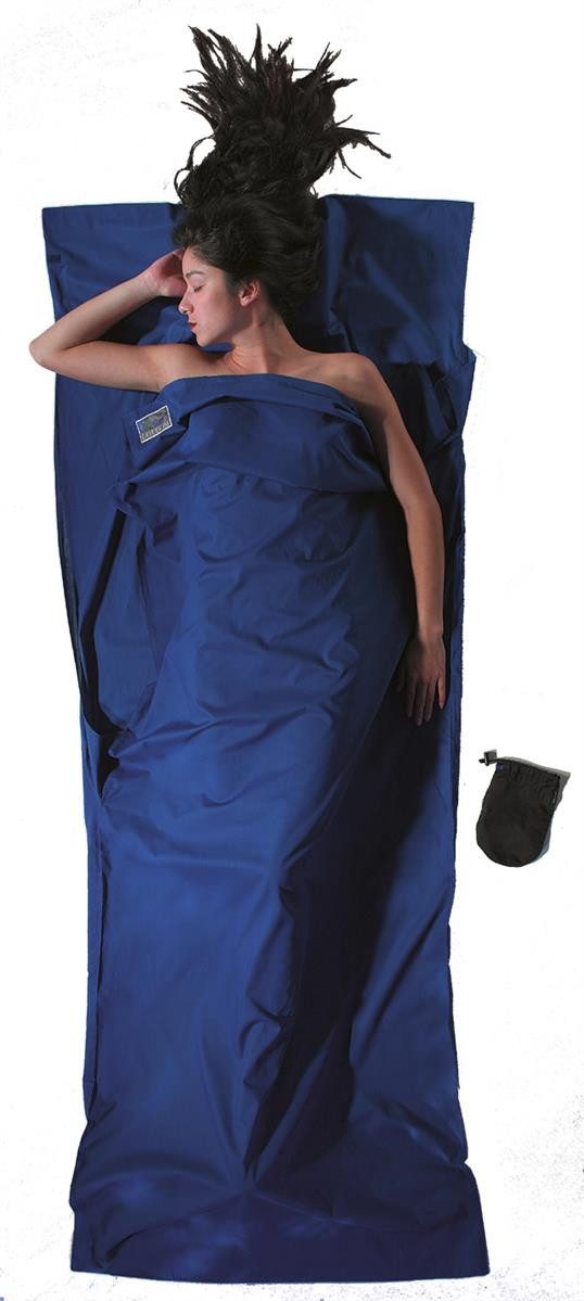 Cocoon Hüttenschlafsack COCOON TravelSheet Baumwolle - Leicht-Reiseschlafsack ultramarine blue