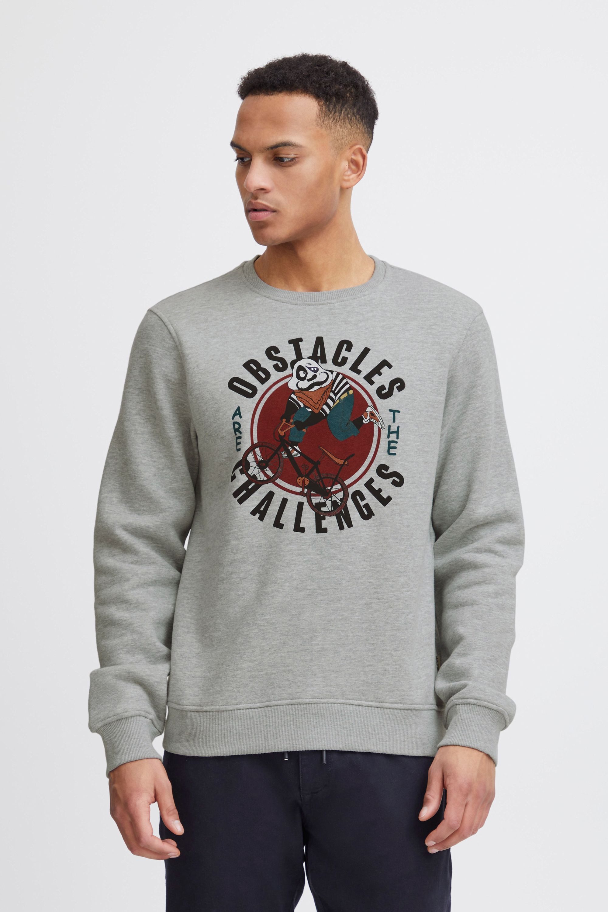 Blend Rundhalspullover BHSweatshirt Lässiger Sweatpullover mit Print