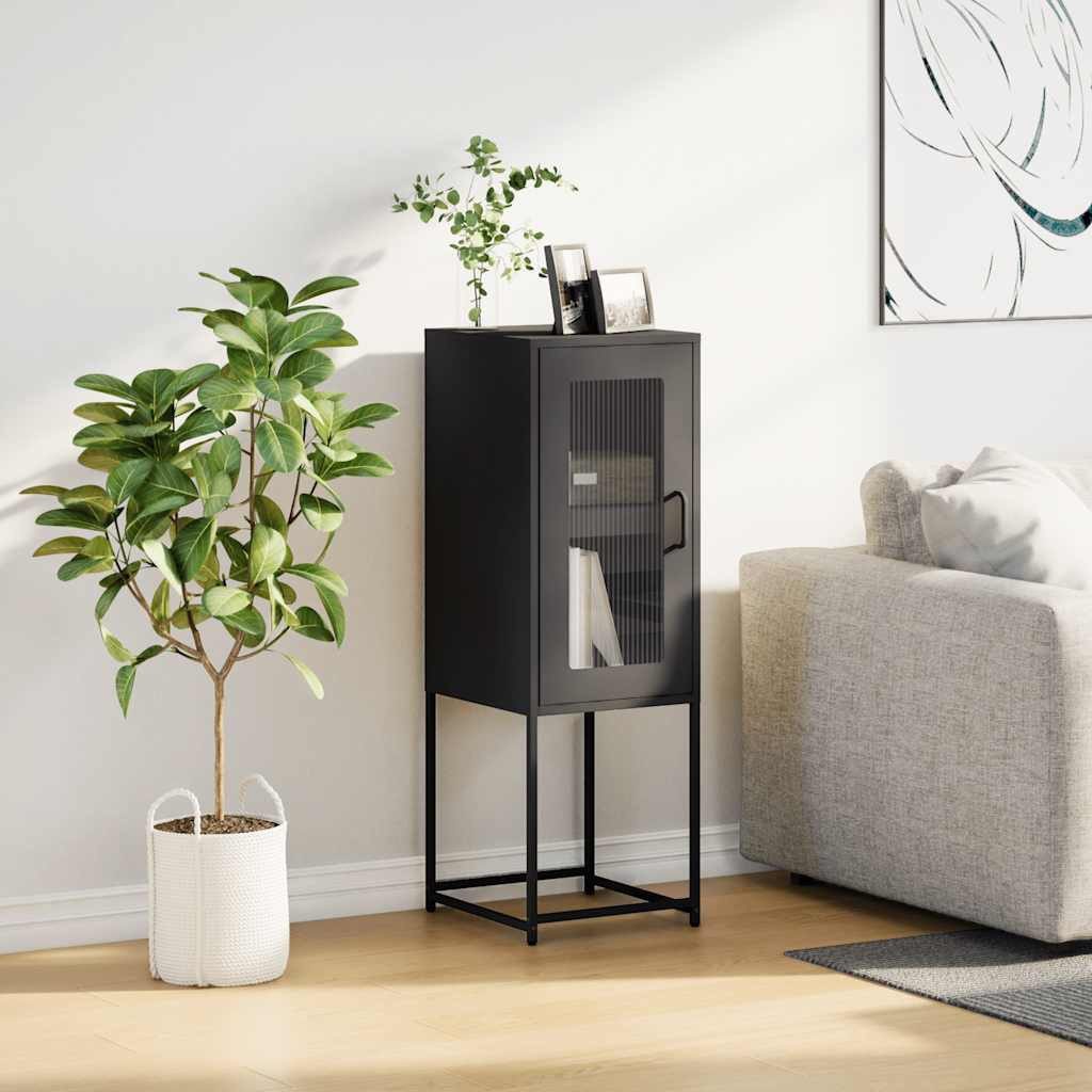 vidaXL Sideboard Sideboard Schwarz 36x39x107 cm günstig online kaufen