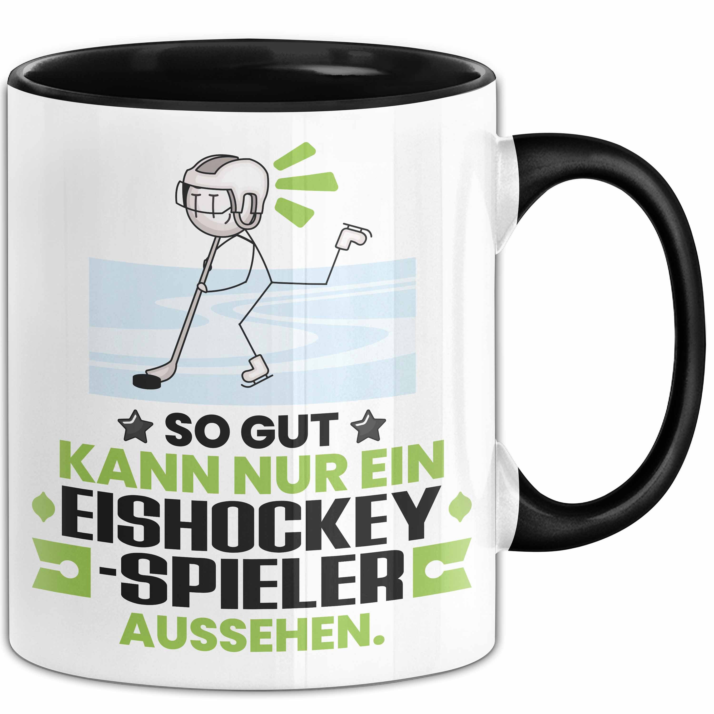 Trendation Tasse Eishockeyspieler Geschenk Tasse So Gut Kann Nur Ein Eishockeyspieler A, Keramik