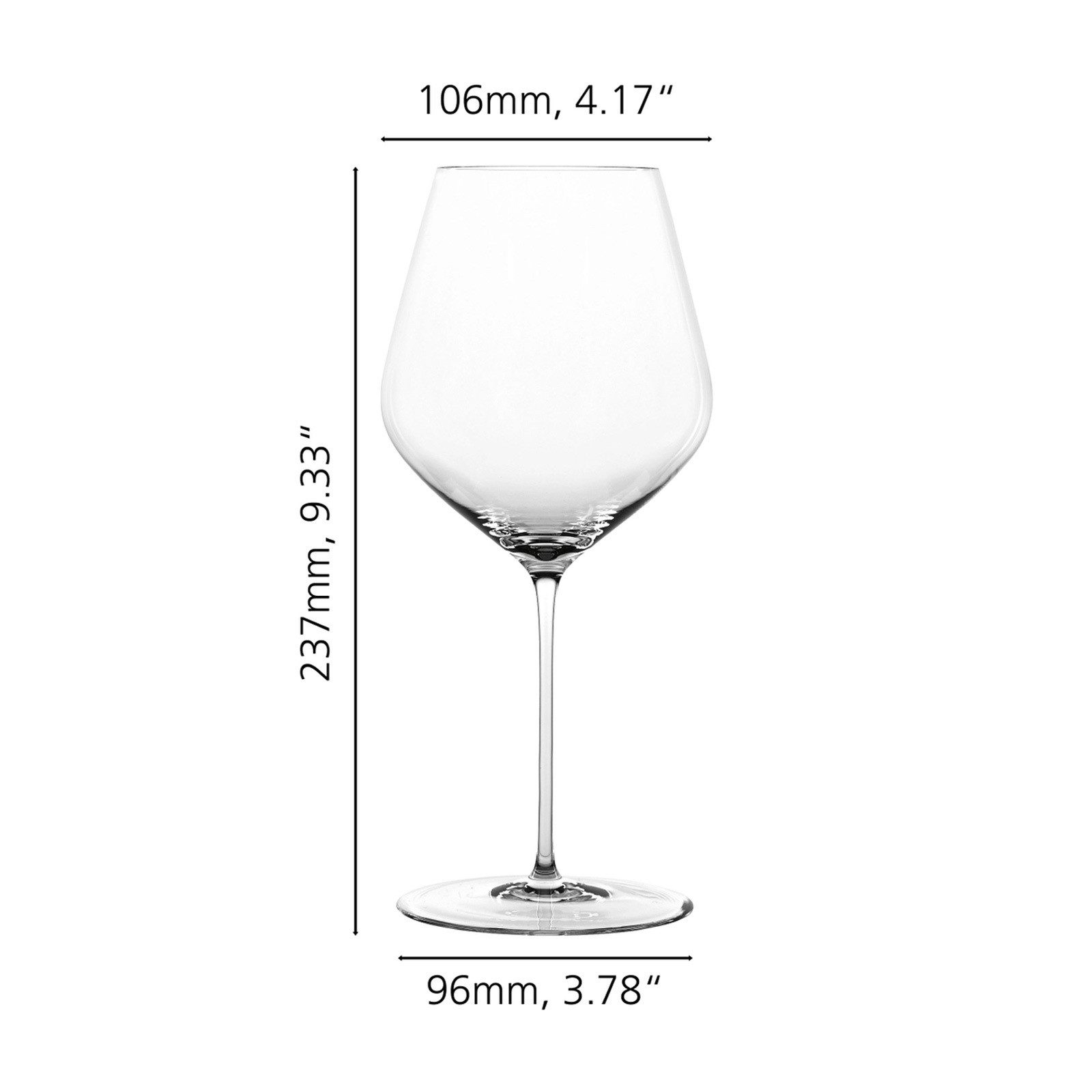 SPIEGELAU Rotweinglas Hi-Lite Burgundergläser 734 ml 2er Set, 2-tlg., Glas