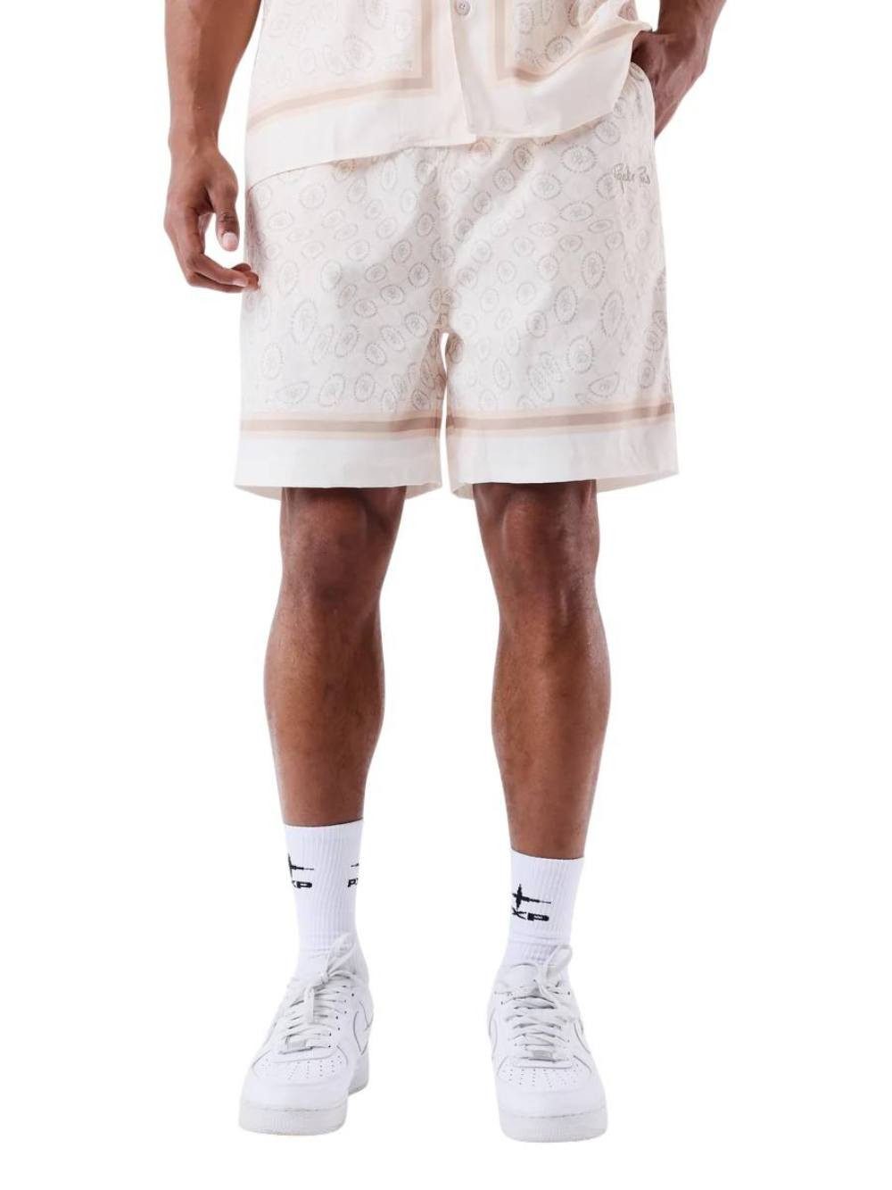 Project X Paris Shorts Short Project X Paris Retro Verzerrter platzierter Druck