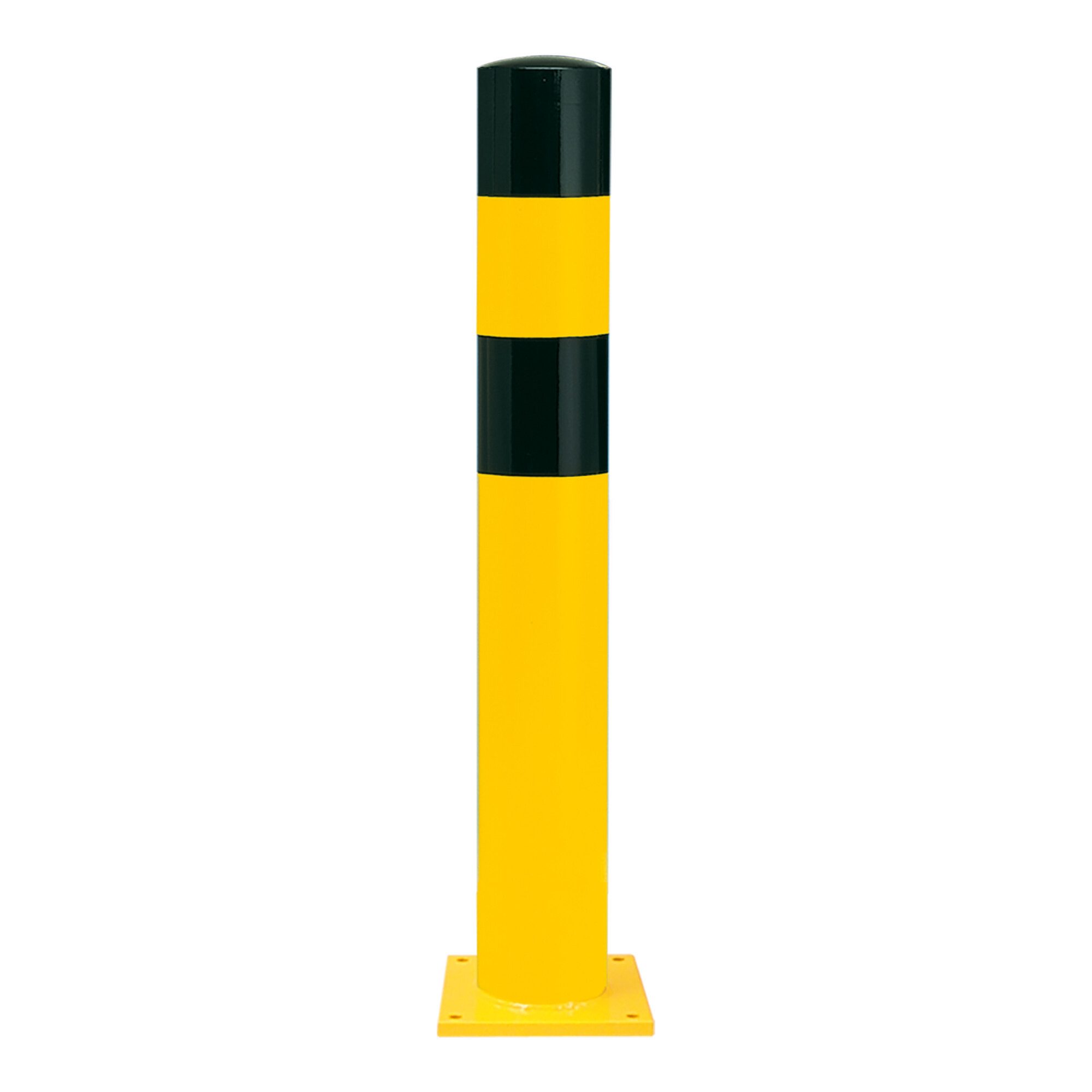 Moravia Sicherungsgerät Moravia Rammschutz-Poller L Stahl schwarz/gelb 159 x 1200 mm zum Aufdü