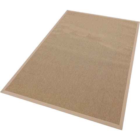 Teppich Naturino Rips, Dekowe, rechteckig, Höhe: 7 mm, Flachgewebe, Sisal-Optik, mit Bordüre, In- und Outdoor geeignet