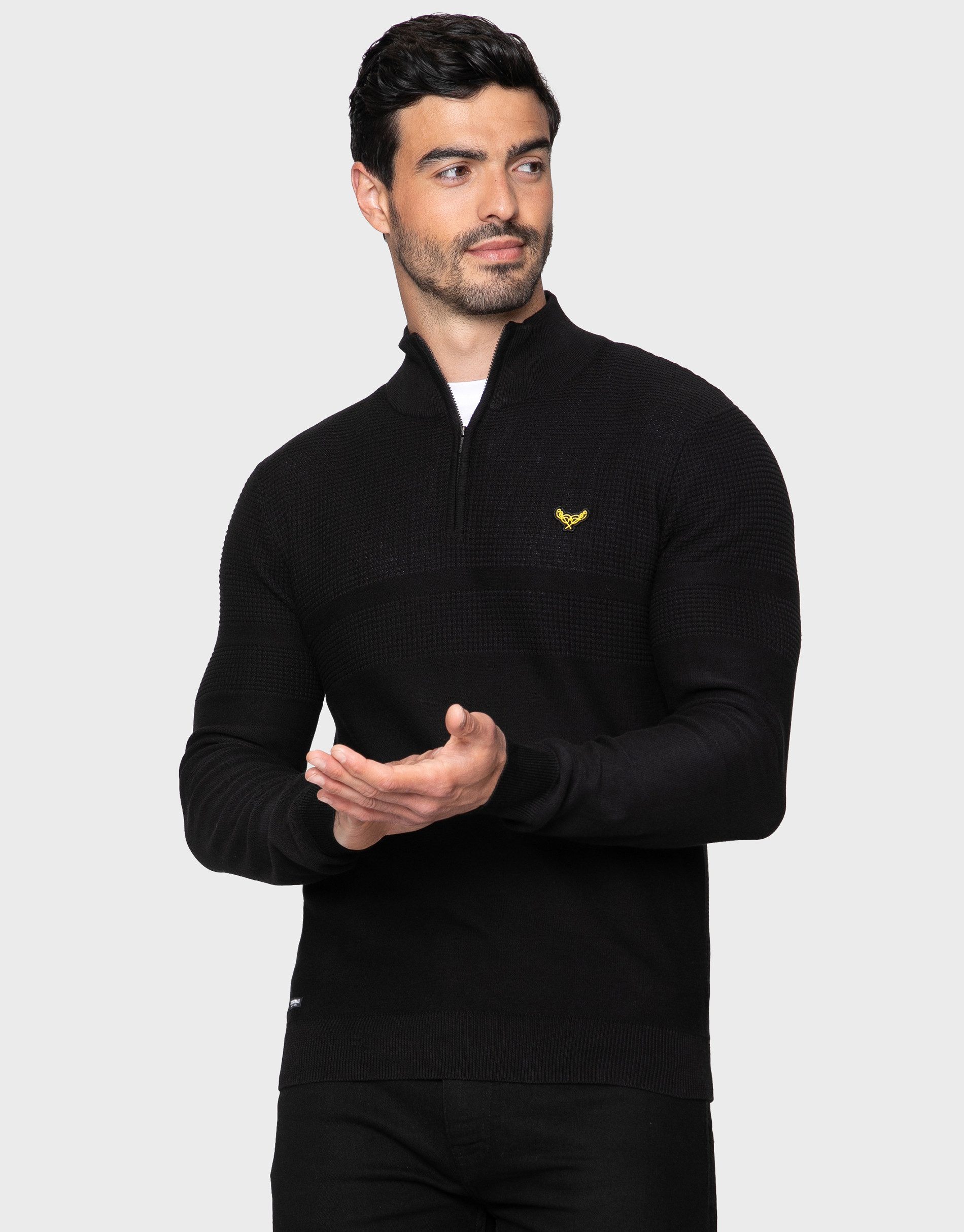 Threadbare Rollkragenpullover Knipe (1-tlg) mit Reißverschluss am Kragen