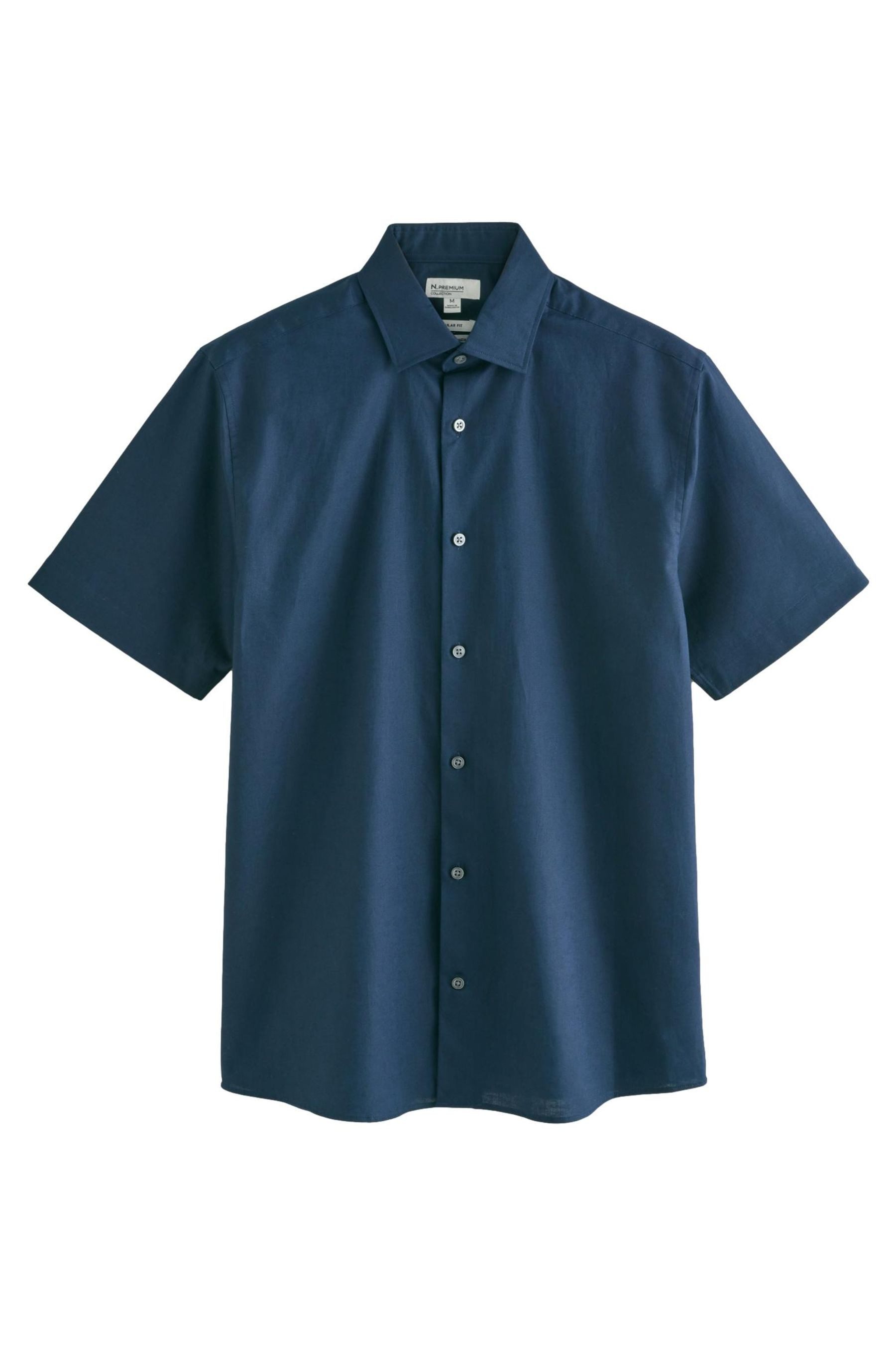 Kurzarmhemd N. Premium elegantes Regular Fit Kurzarmhemd