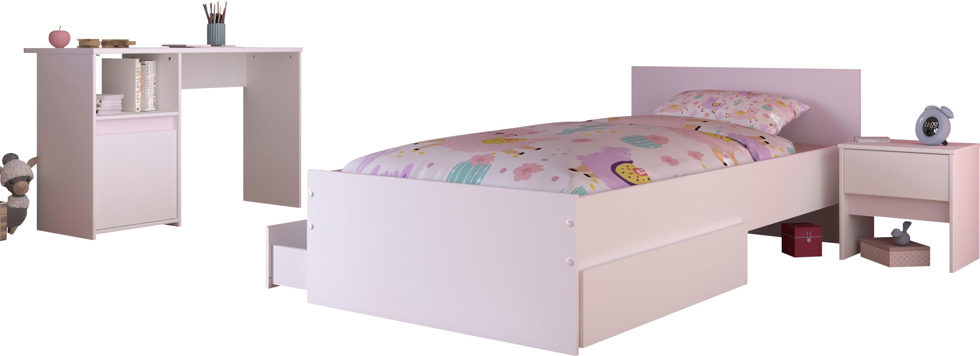 Parisot Jugendzimmer-Set Pirouette, (Set, 4-tlg)