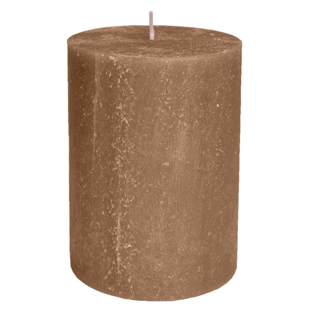 KCB Dekolicht Stumpenkerze - Rustic - ca. 7 x 8 cm - gold