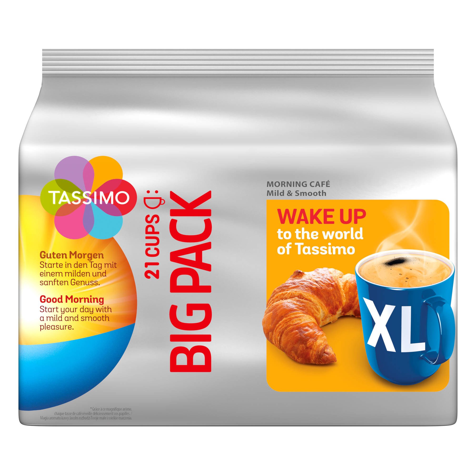 TASSIMO Kaffee Kapseln Morning Café XL Mild&Smooth T Discs 5x21 Getränke, (Packung, 5er Pack) – Bild 5 von 5