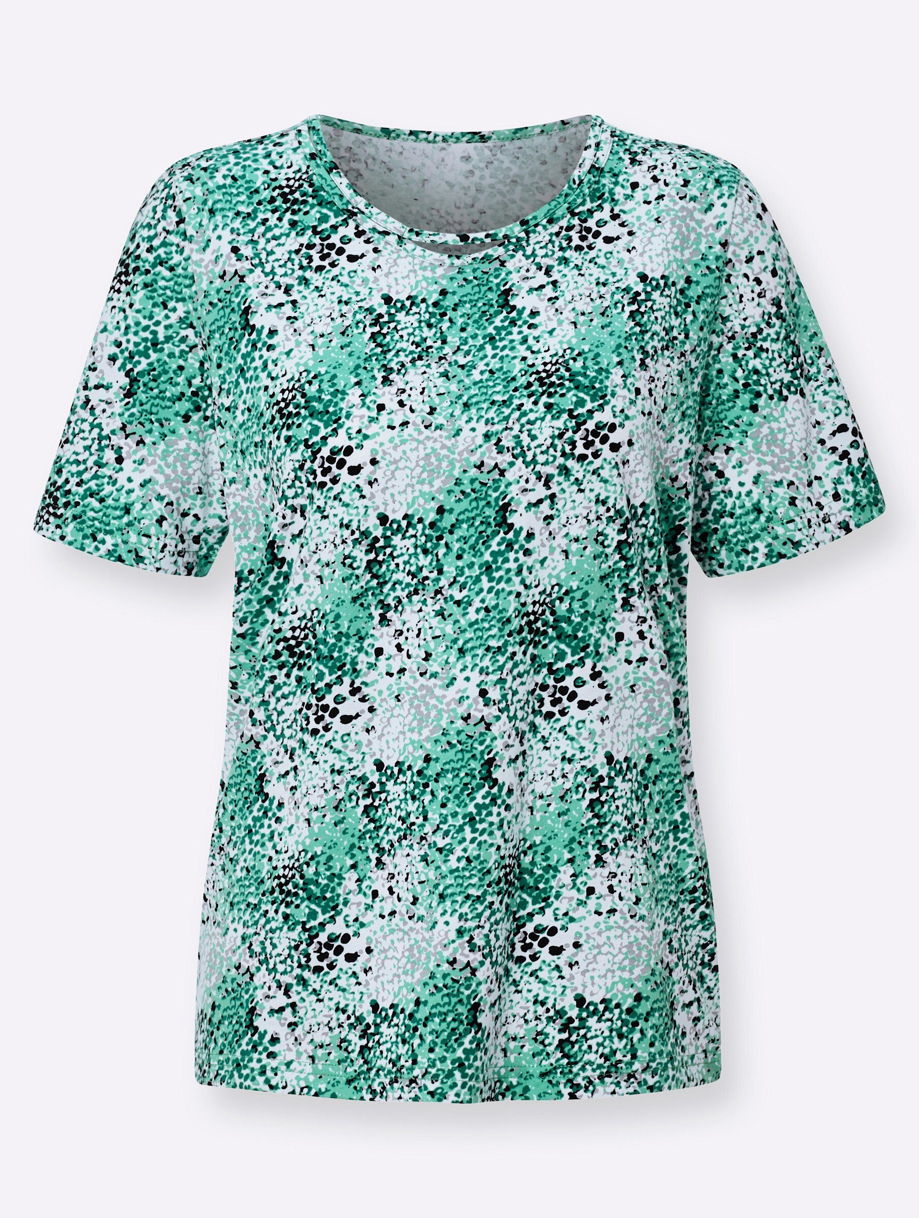 smaragd-bedruckt WEIDEN T-Shirt WITT