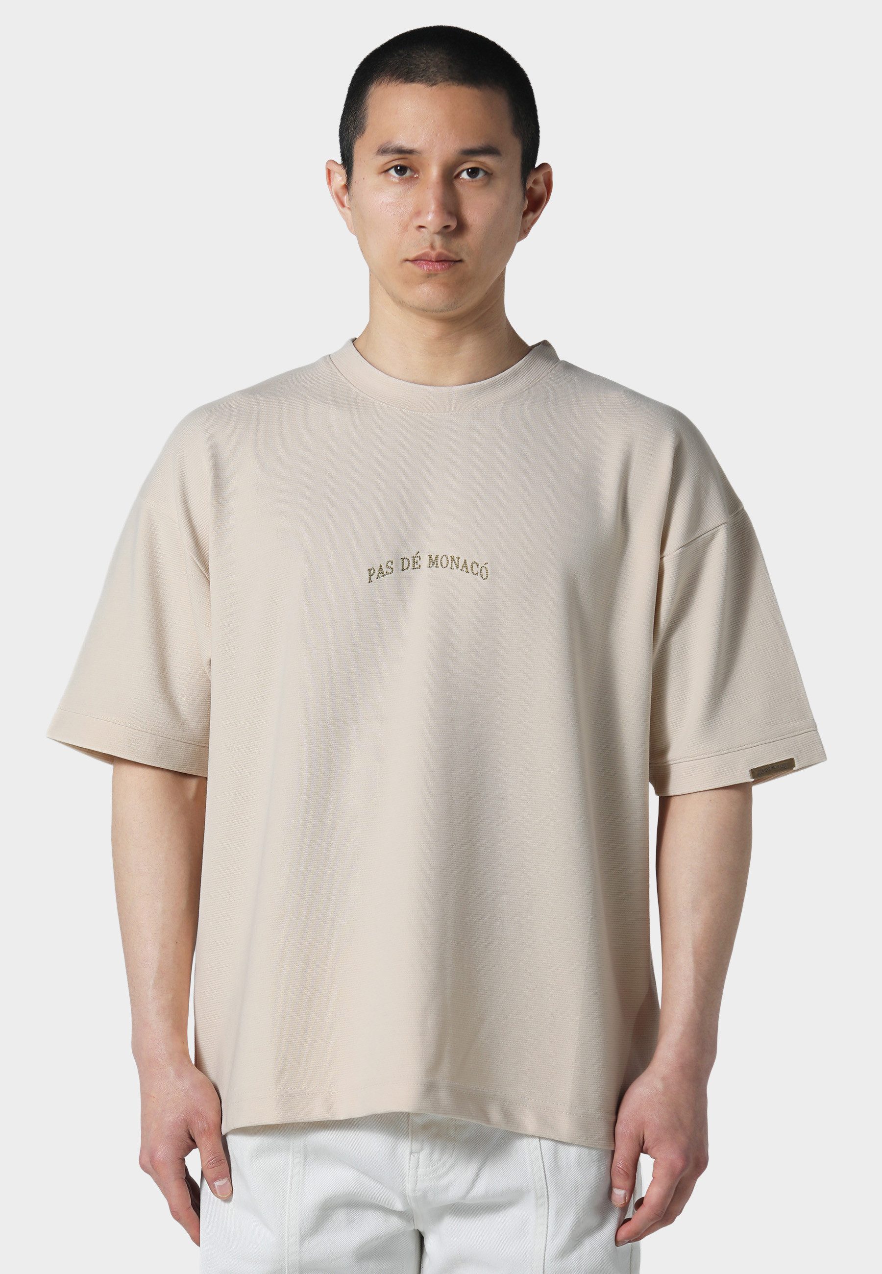 Pas De Monaco T-Shirt Pas De Monaco JAQUARD V1 T-SHIRT (1-tlg)