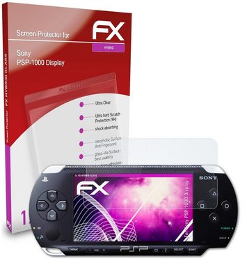 atFoliX Schutzfolie Panzerglasfolie für Sony PSP-1000 Display, Ultradünn und superhart