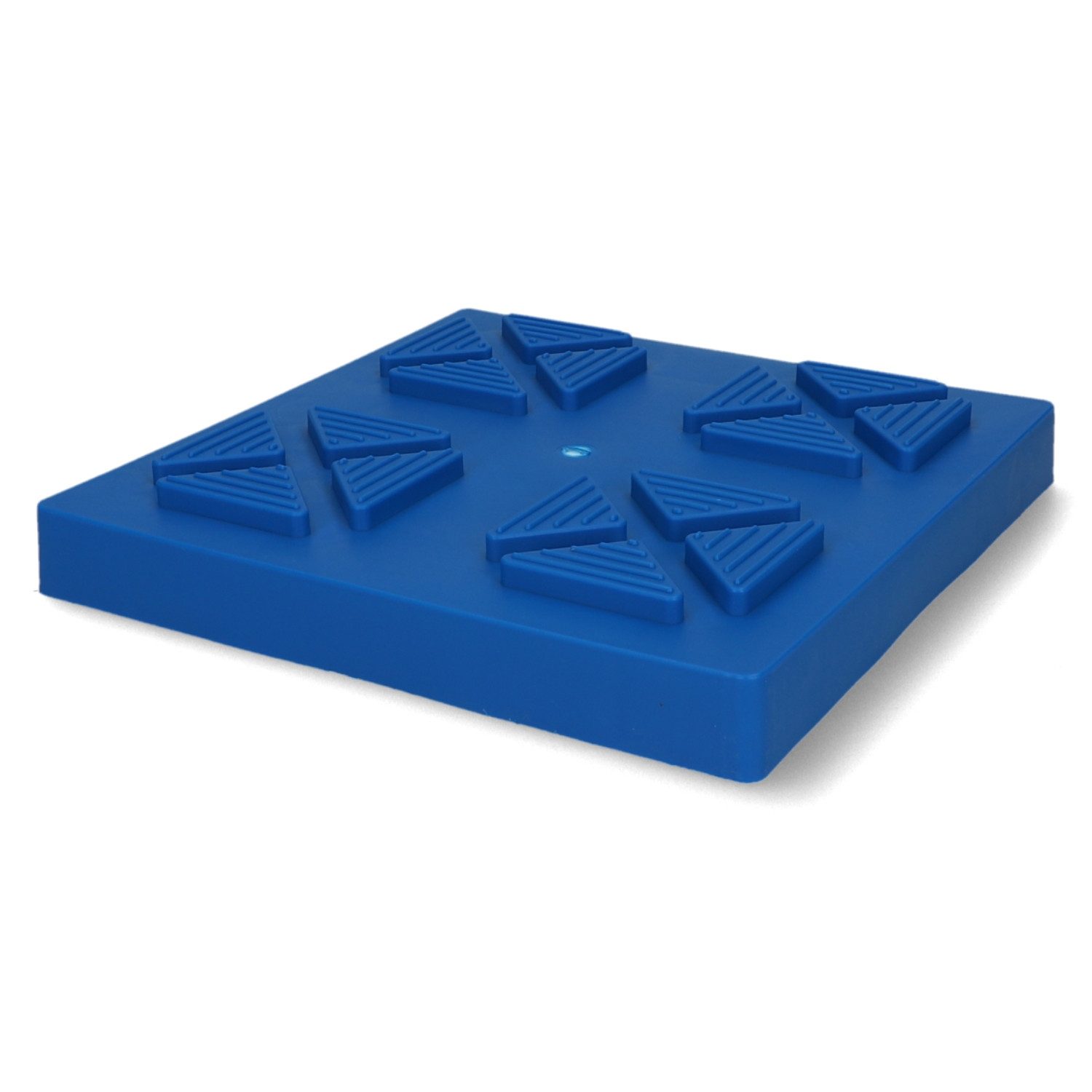 Cartrend Unterstellbock 4x Basisplatten Unterlegplatten für Stützböcke, 1000 kg max. Belastbarkeit, (4-St., 4x Basisplatten), Stützplatten Camping Wohnwagen Caravan Höhenausgleich Stabilisierung
