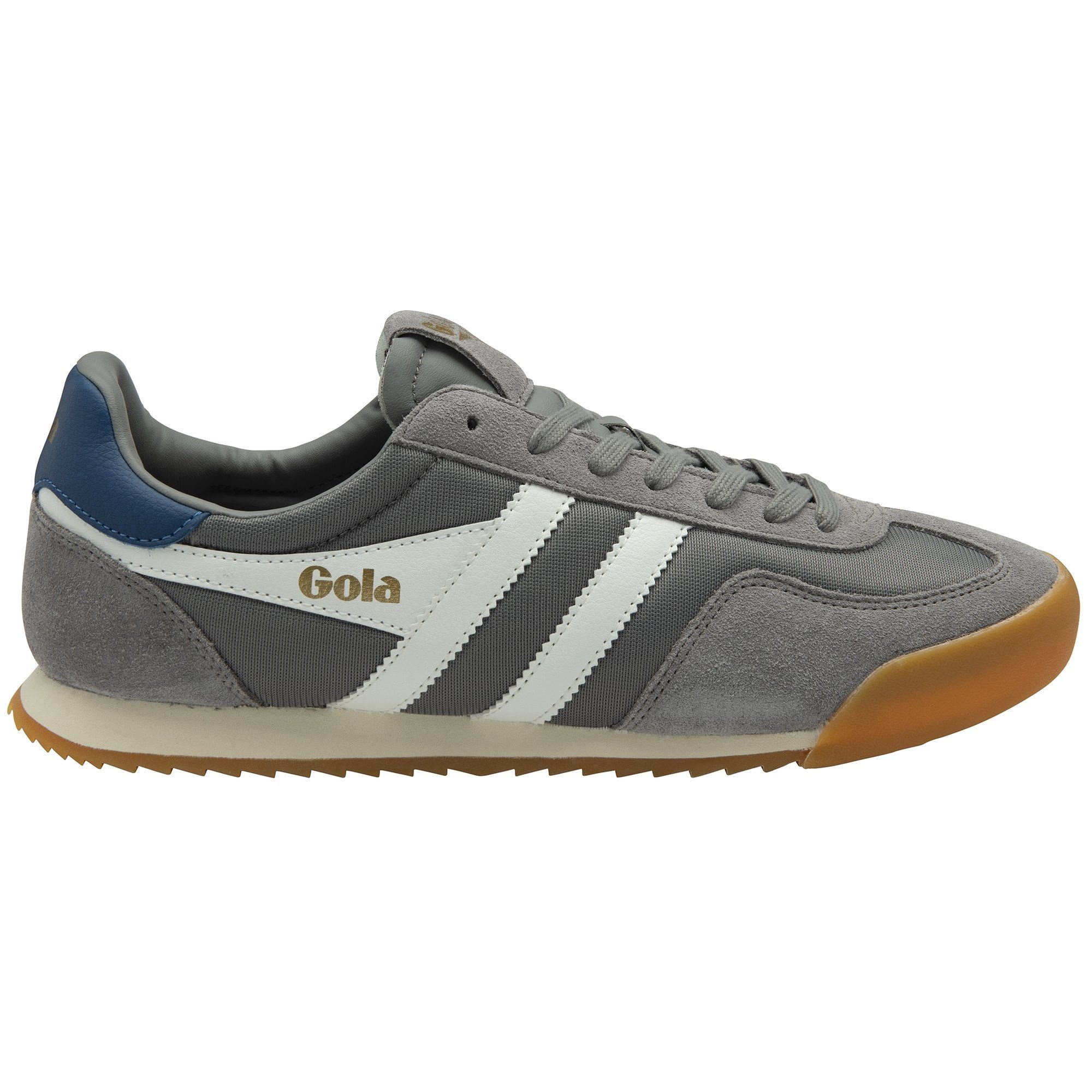 Gola Europa 2025 zementgrau/weiss/marineblau Herren Sneaker