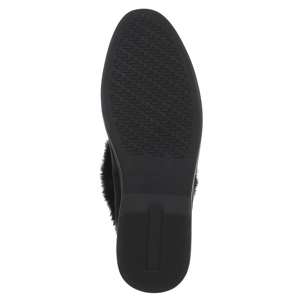 Ital-Design Gemütlicher Damenschuh mit weicher Innenauskleidung Snowboots (90793370) Blockabsatz Mokassins in Schwarz