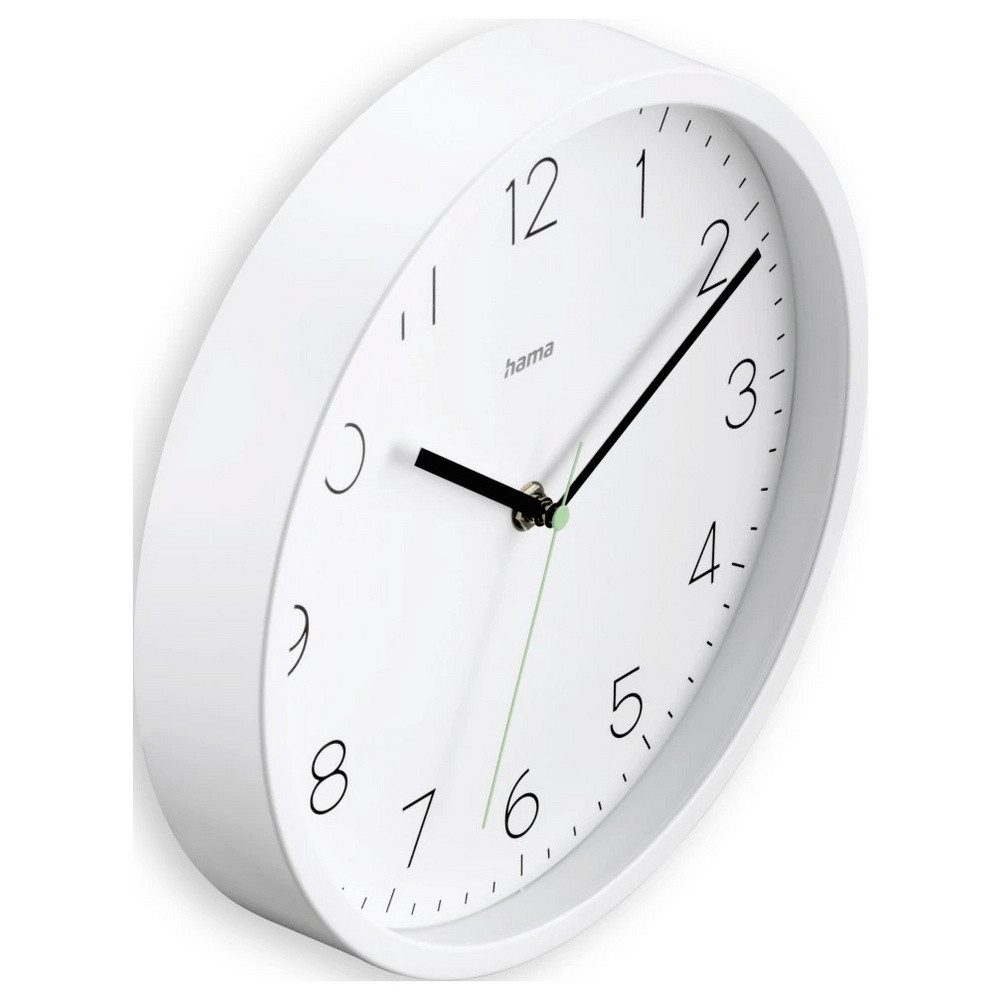 Hama Wanduhr Hama 00222241 Funk Wanduhr 25 cm x 250 mm x 250 mm x 40 mm Weiß