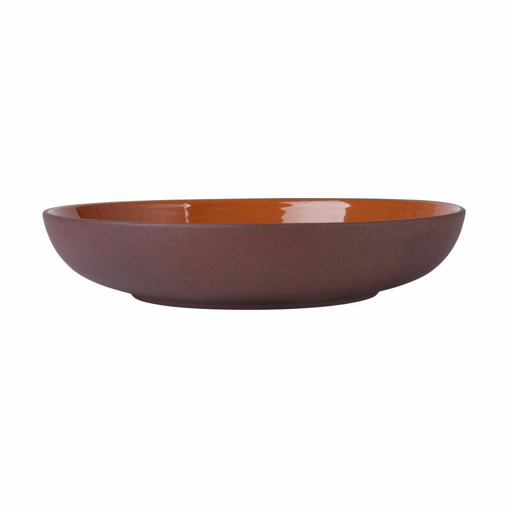 Maxwell & Williams Schüssel Sienna flach Terracotta, 22 x 4.5 cm, Keramik