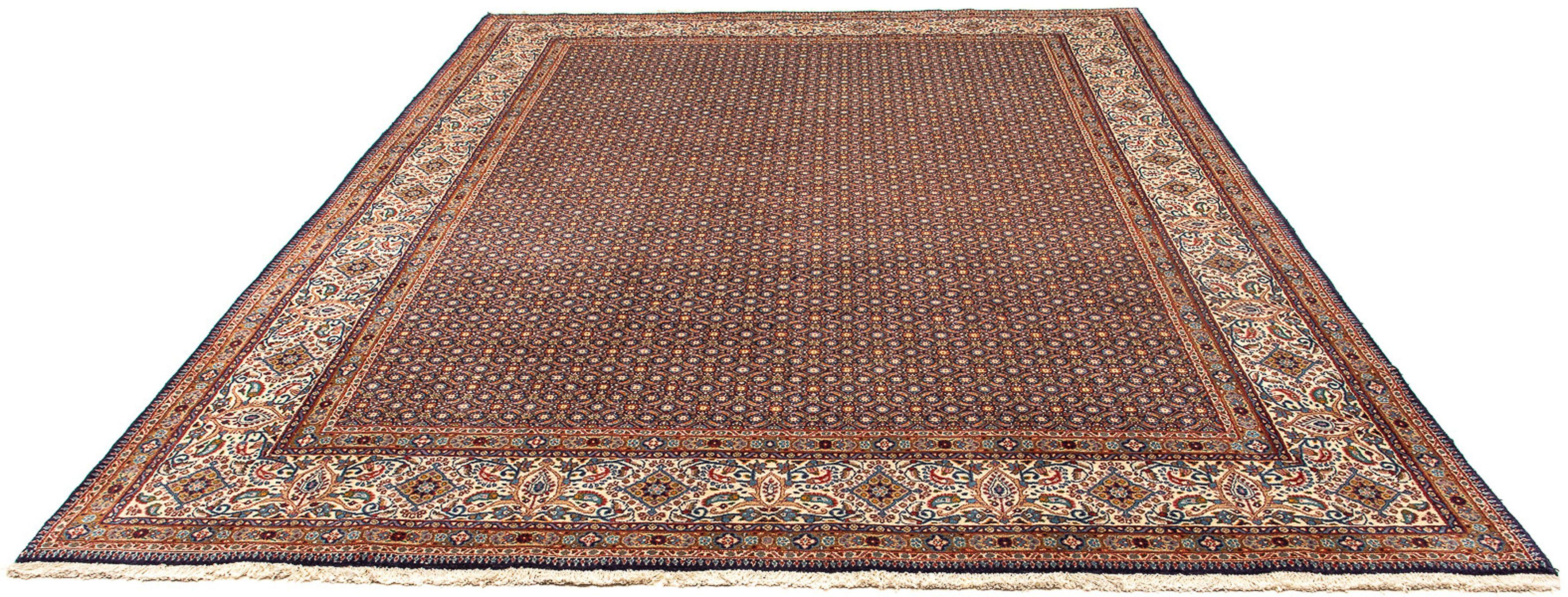 Orientteppich Perser - Classic - 346 x 246 cm - dunkelbraun, morgenland, rechteckig, Höhe: 10 mm, Wohnzimmer, Handgeknüpft, Einzelstück mit Zertifikat