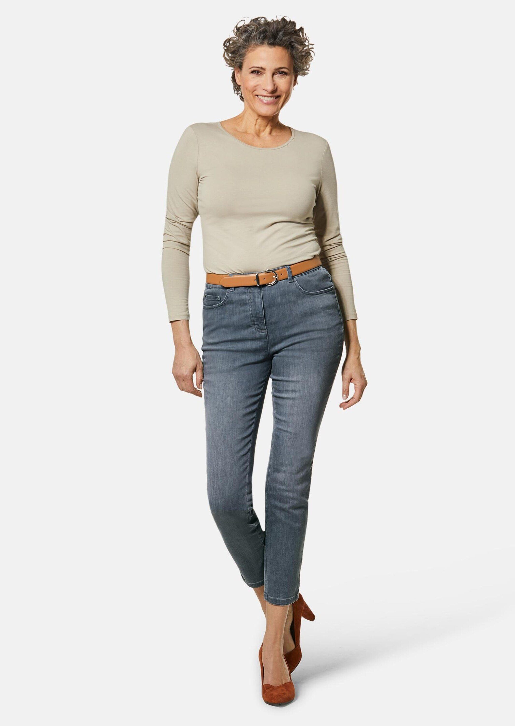 GOLDNER 7/8-Caprijeans Verkürzte Jeanshose ANNA günstig online kaufen