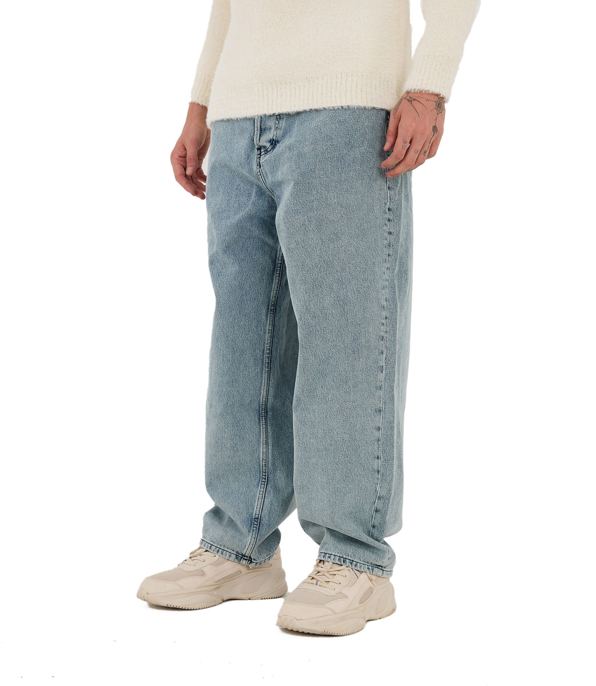 Denim Distriqt Relax-fit-Jeans Herren Baggy Jeans, günstig online kaufen