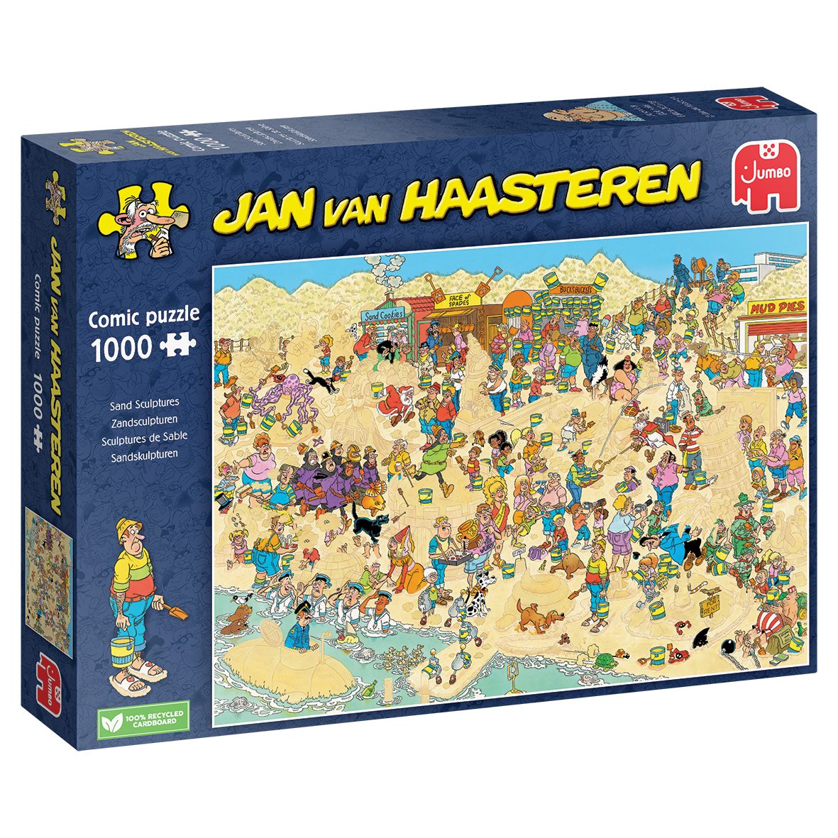 Jan Haasteren Puzzleteile van Jumbo Puzzle Sandskulpturen, 20071 Spiele Jumbo 1000