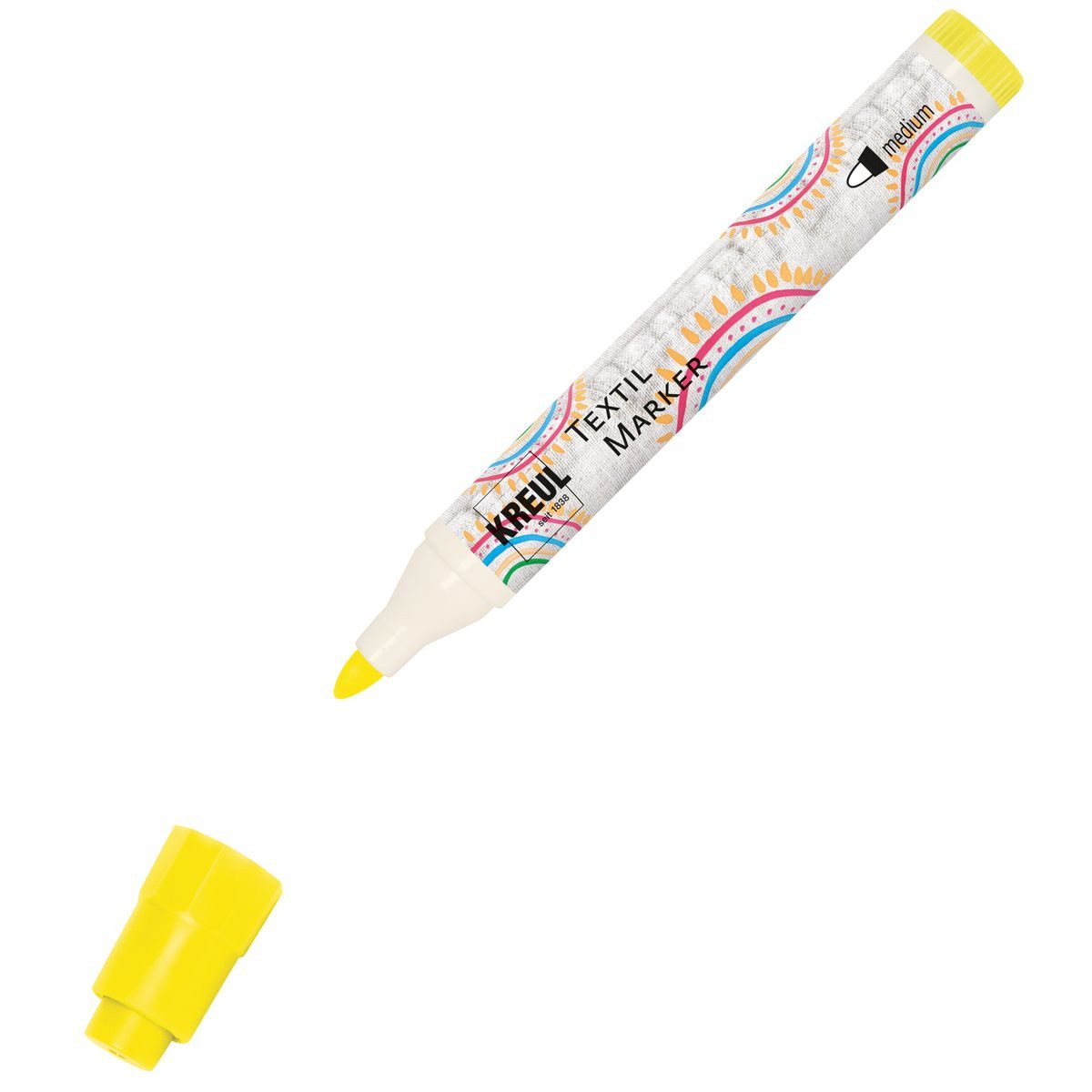 C. KREUL Textilmarker KREUL Textilmarker medium neongelb
