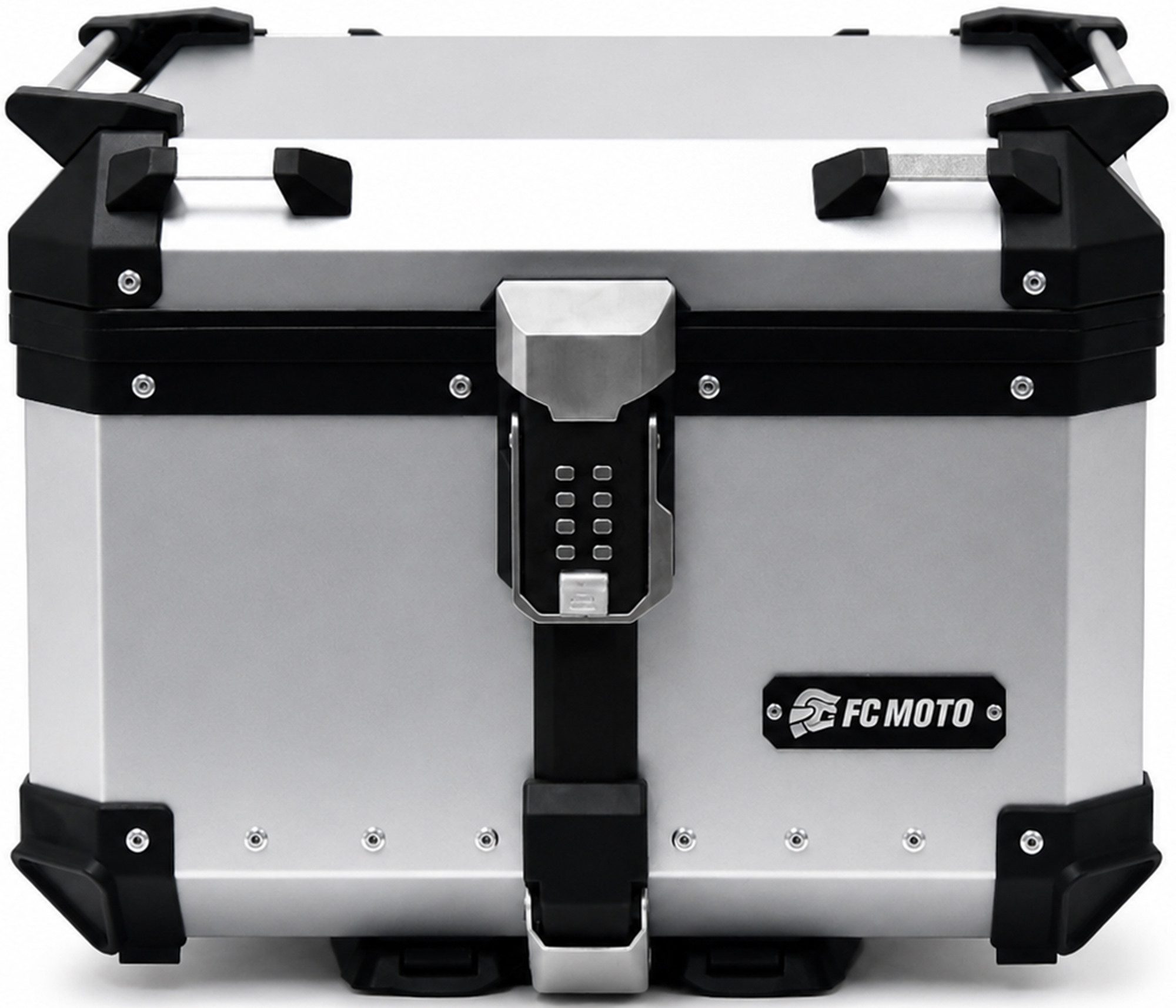 FC-Moto Handgepäck-Topcase Terreno X Keyless Alu Topcase, Hartschalenkonstruktion,wasserdicht