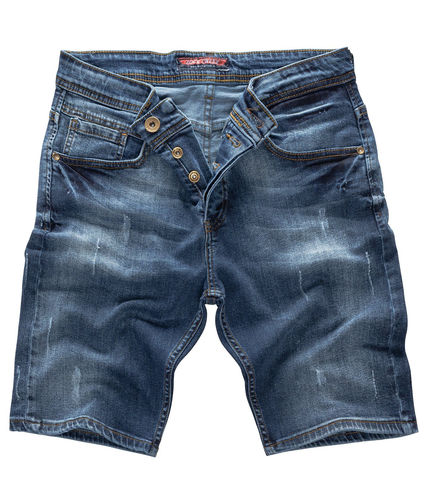 Rock Creek Jeansshorts Herren Jeansshorts Denim RC-2125