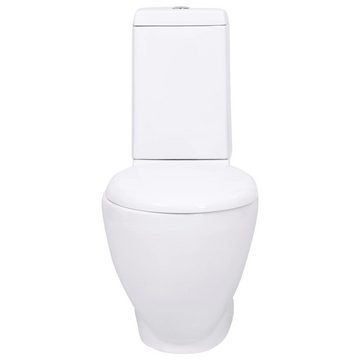 vidaXL Toiletten-Stuhl vidaXL Keramik-Toilette Abgang Horizontal Weiß