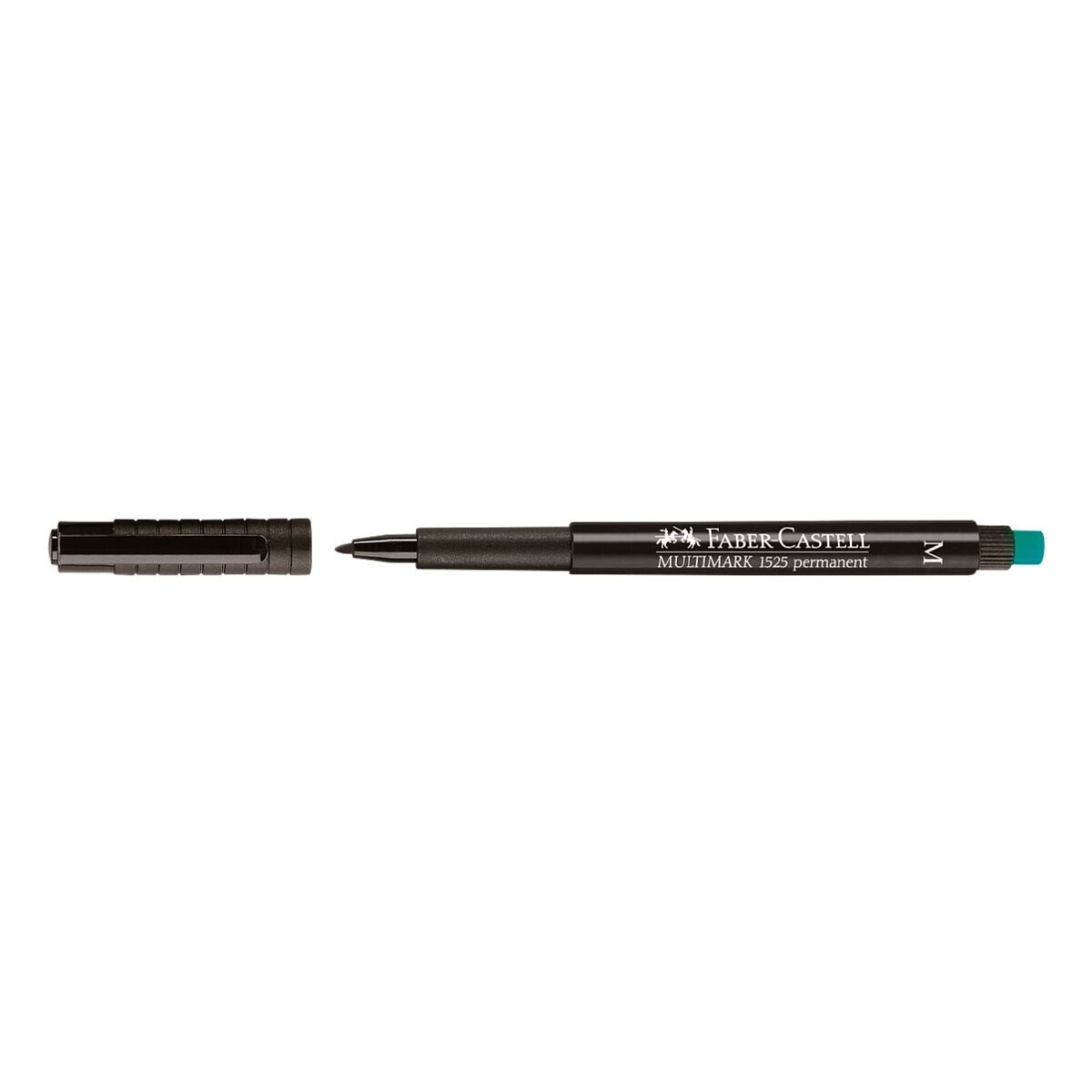 Faber-Castell Permanentmarker Multimark 1525 M, (1-tlg), Strichstärke 1,0 mm (M), korrigierbar