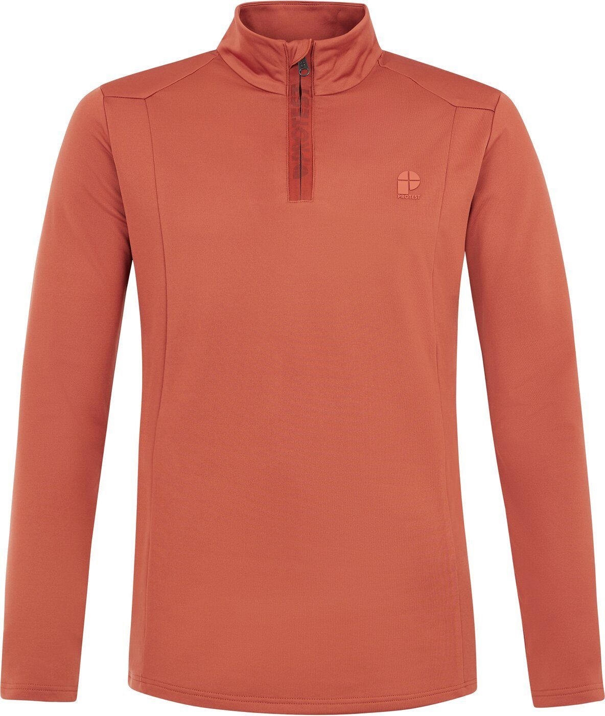 Protest Skianzug WILL 1/4 zip top Brick Orange