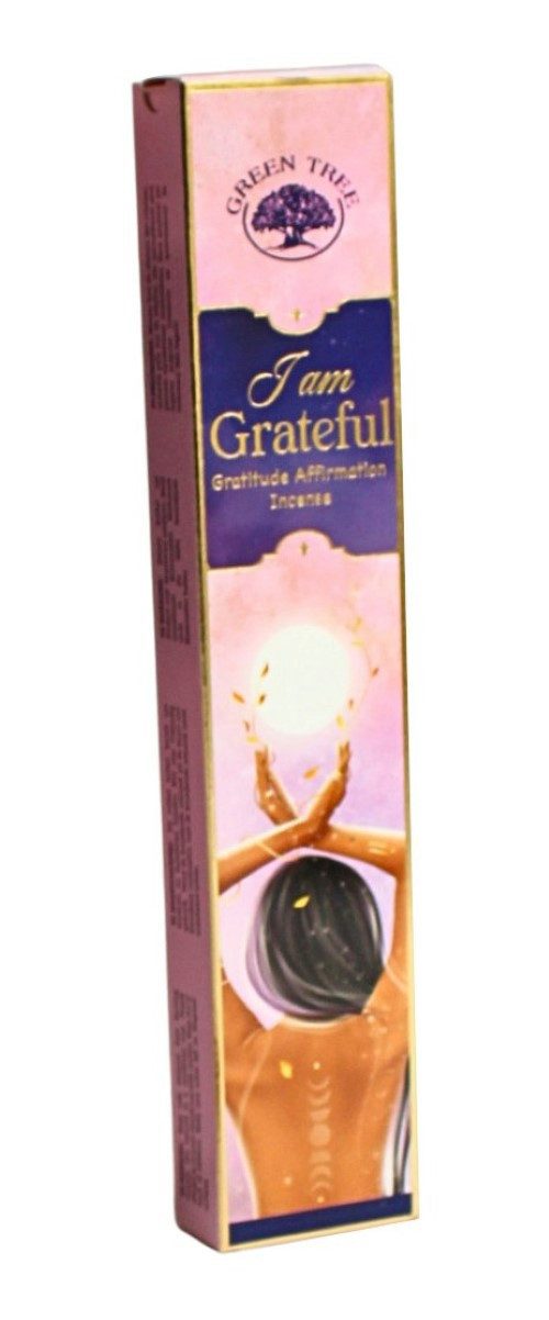 Green Tree Räucherstäbchen Green Tree I am Grateful Manifestation Incense 15 gram