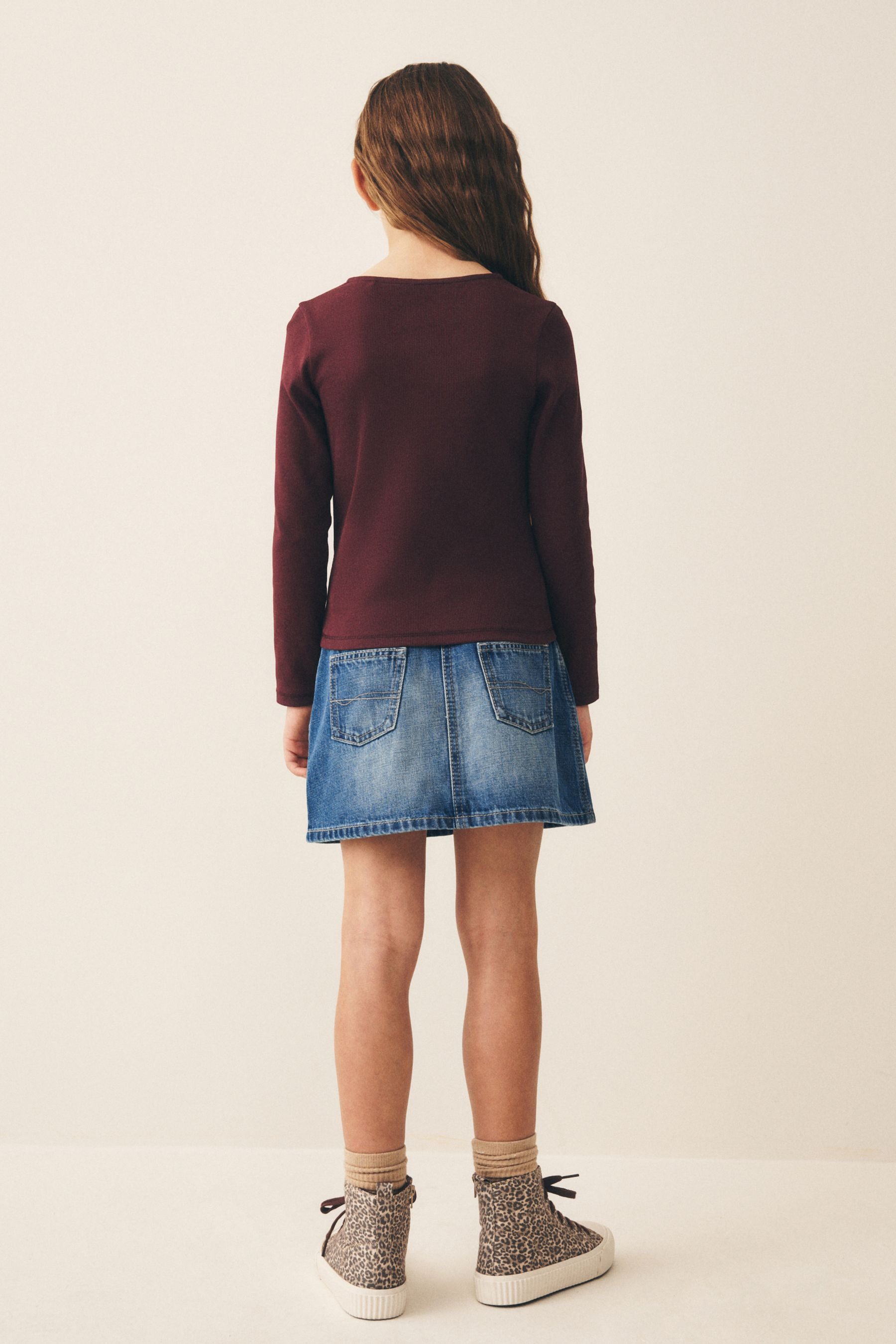 Next Jeansrock Denim-Rock aus 100 % Baumwolle (1-tlg) – Bild 2 von 5