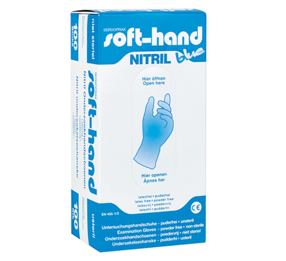 Nitril-Handschuhe Soft-Hand Nitril Blue - puderfrei