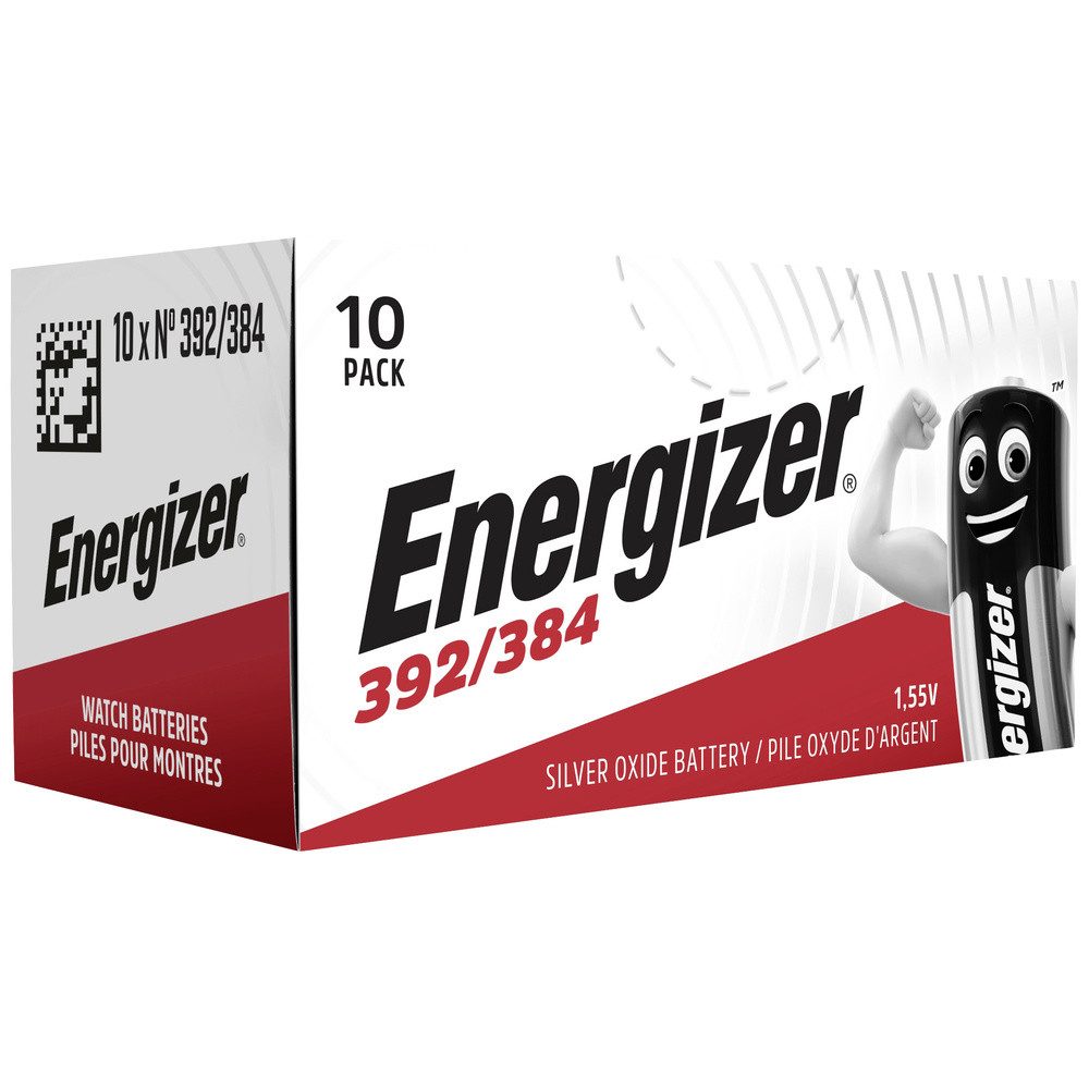 Energizer Energizer Knopfzelle 392 1.55 V 1 St. 47 mAh Silberoxid E301538905 Knopfzelle, (1.55 V)