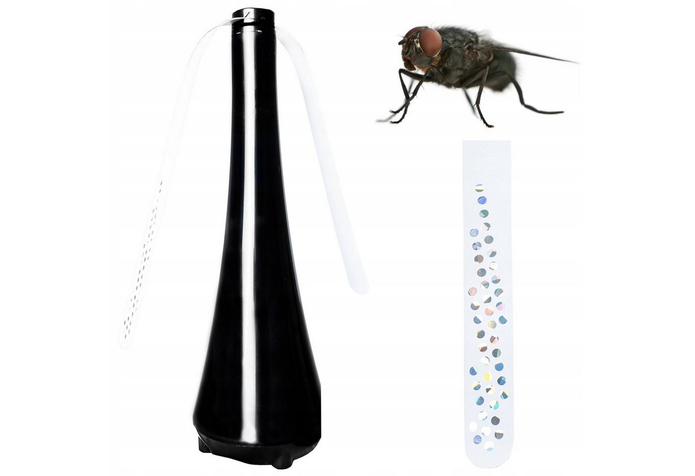 Thumbnail - HAC24 Fliegenwedler Fliegenwedler Ventilator Fliegenabwehr Insektenschutz Mückenschutz, Set 2-tlg., Batteriebetrieben, M...