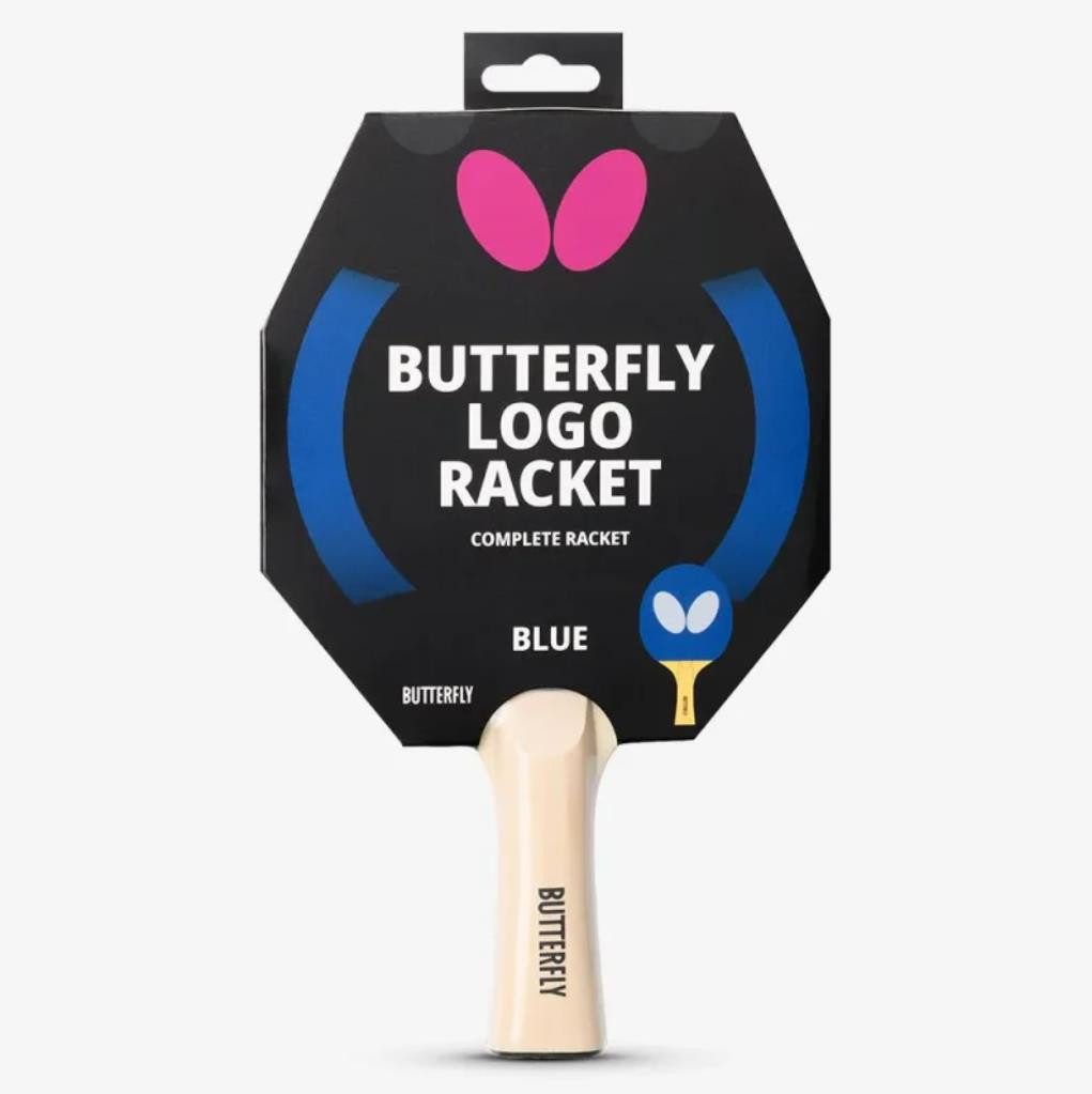 Butterfly Tischtennisschläger Tischtennisschläger Logo Blau, Tischtennis Schläger Kompaktschläger Table Tennis Bat Racket
