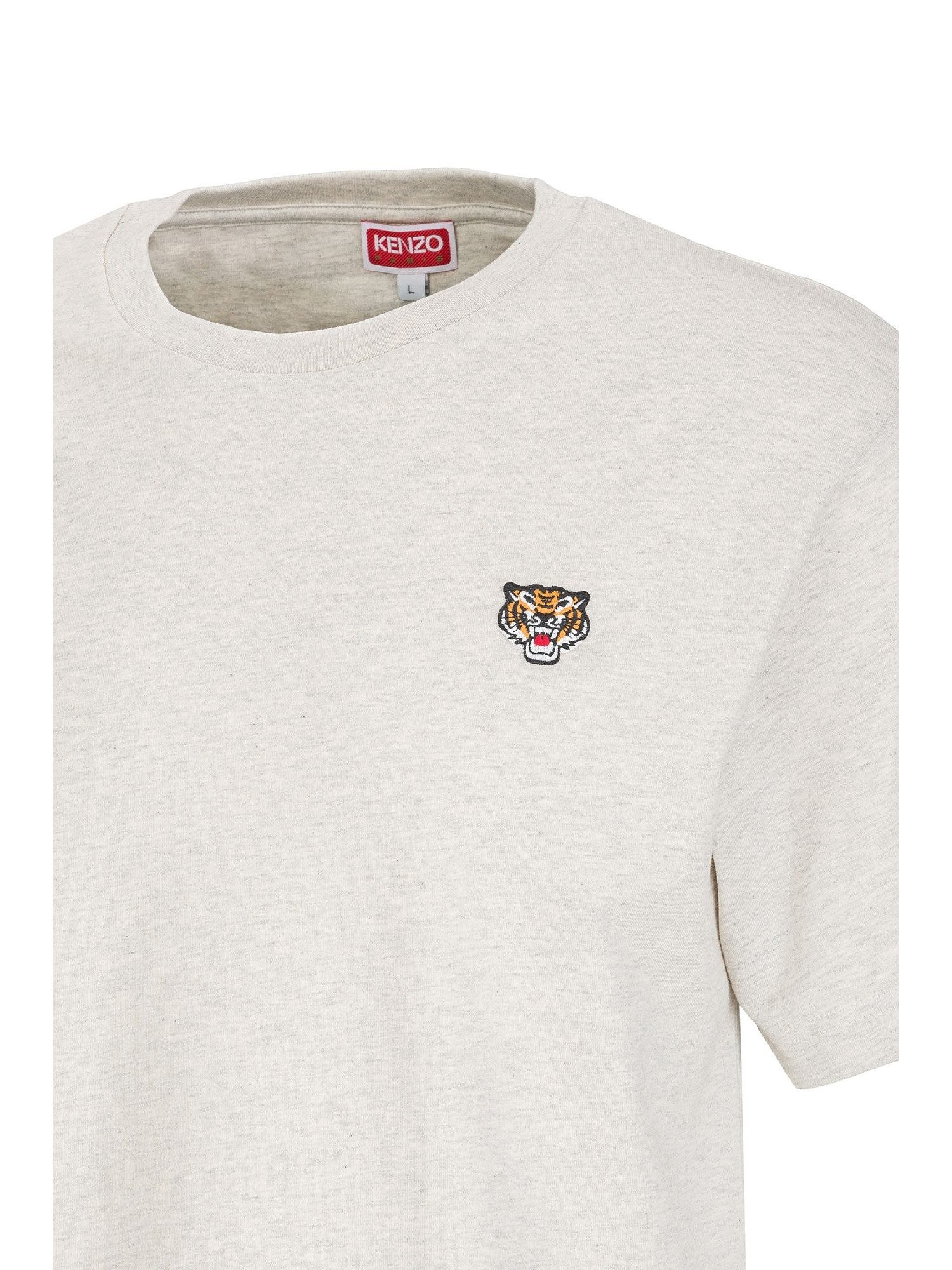KENZO T-Shirt Tee Con Ricamo Lucky Tiger