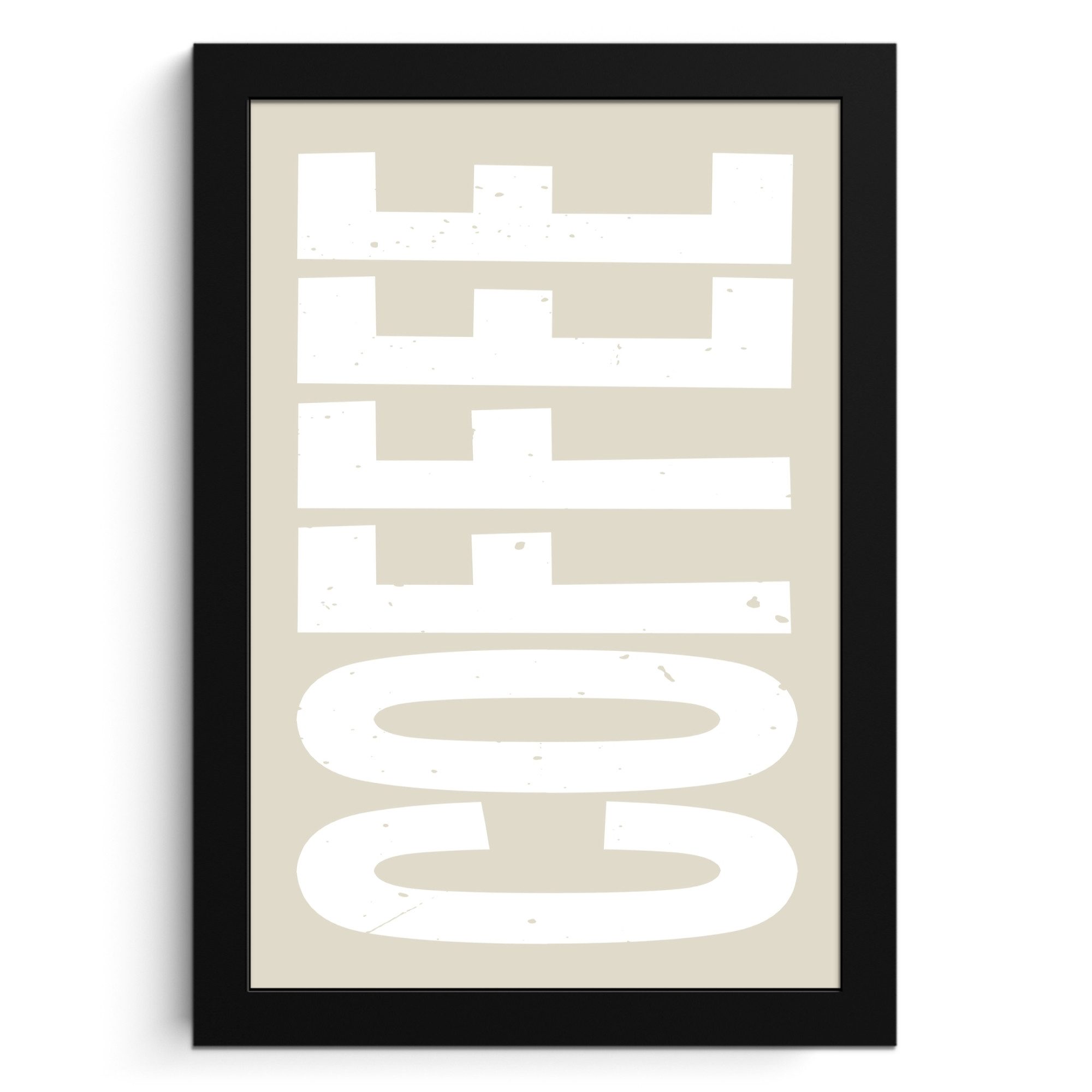 MuchoWow Poster Weiß - Kaffee - günstig online kaufen