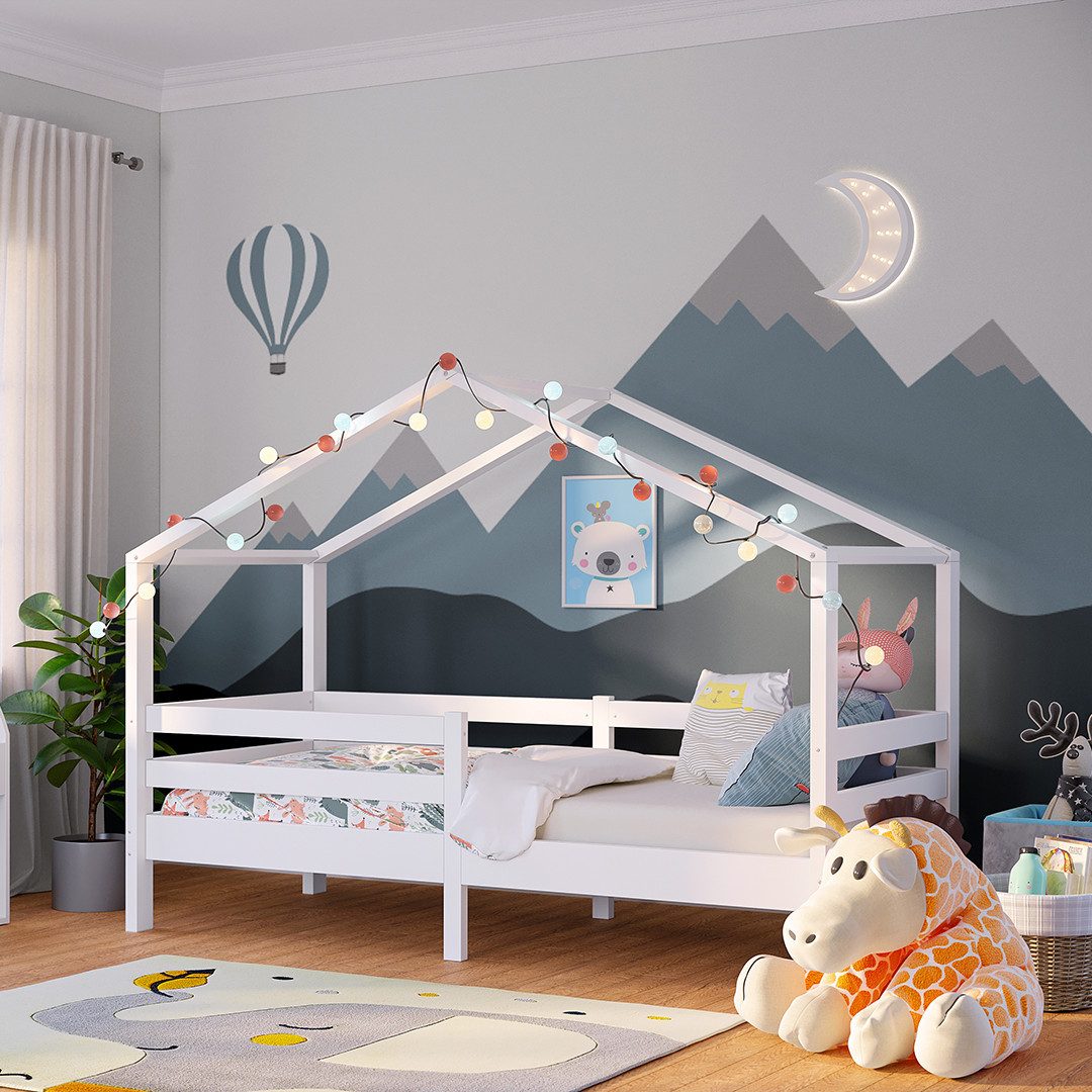 Bellabino Hausbett Abia (90x200 cm weiß), günstig online kaufen