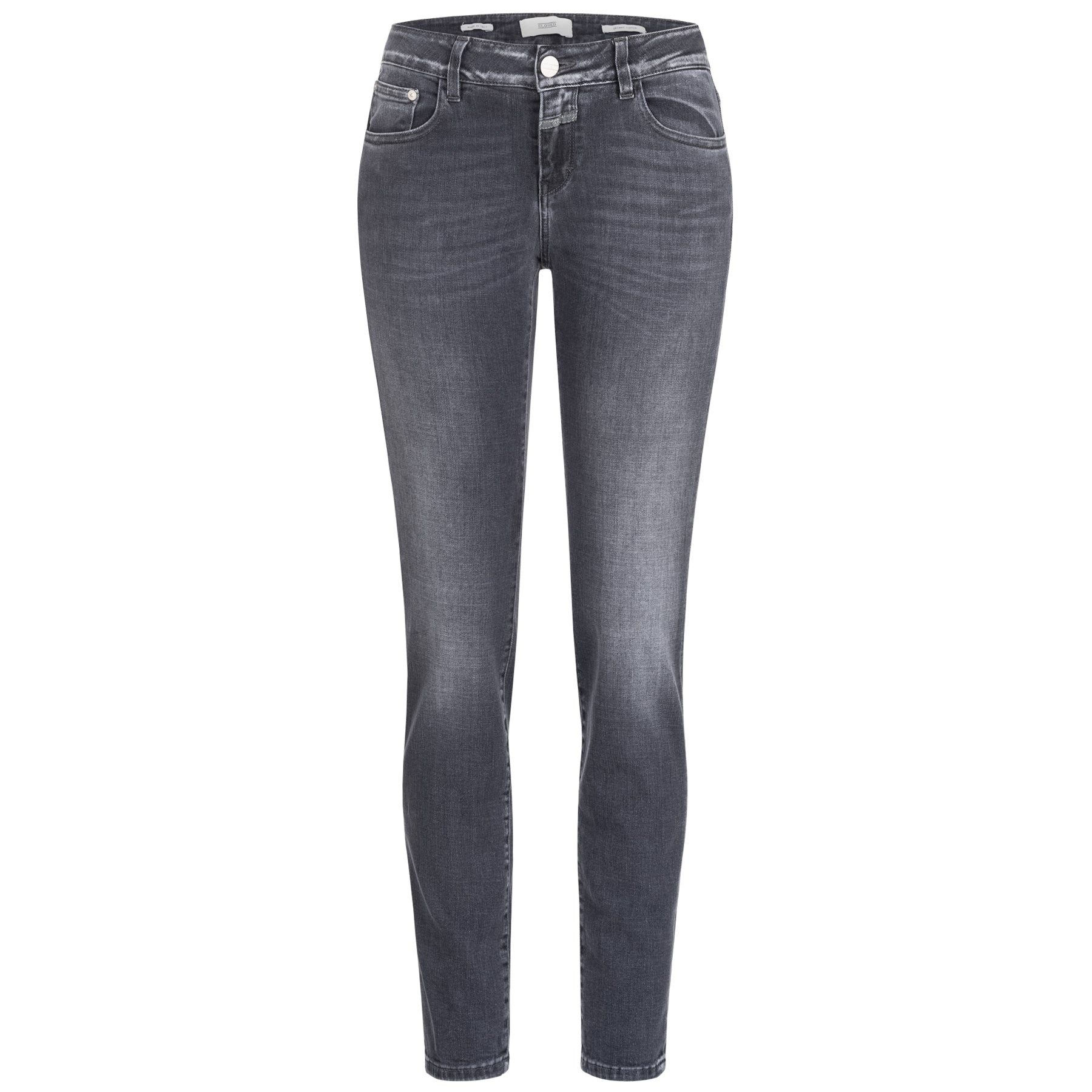 CLOSED 5-Pocket-Jeans CLOSED Jeans BAKER LONG Mid Waist - Dark Grey